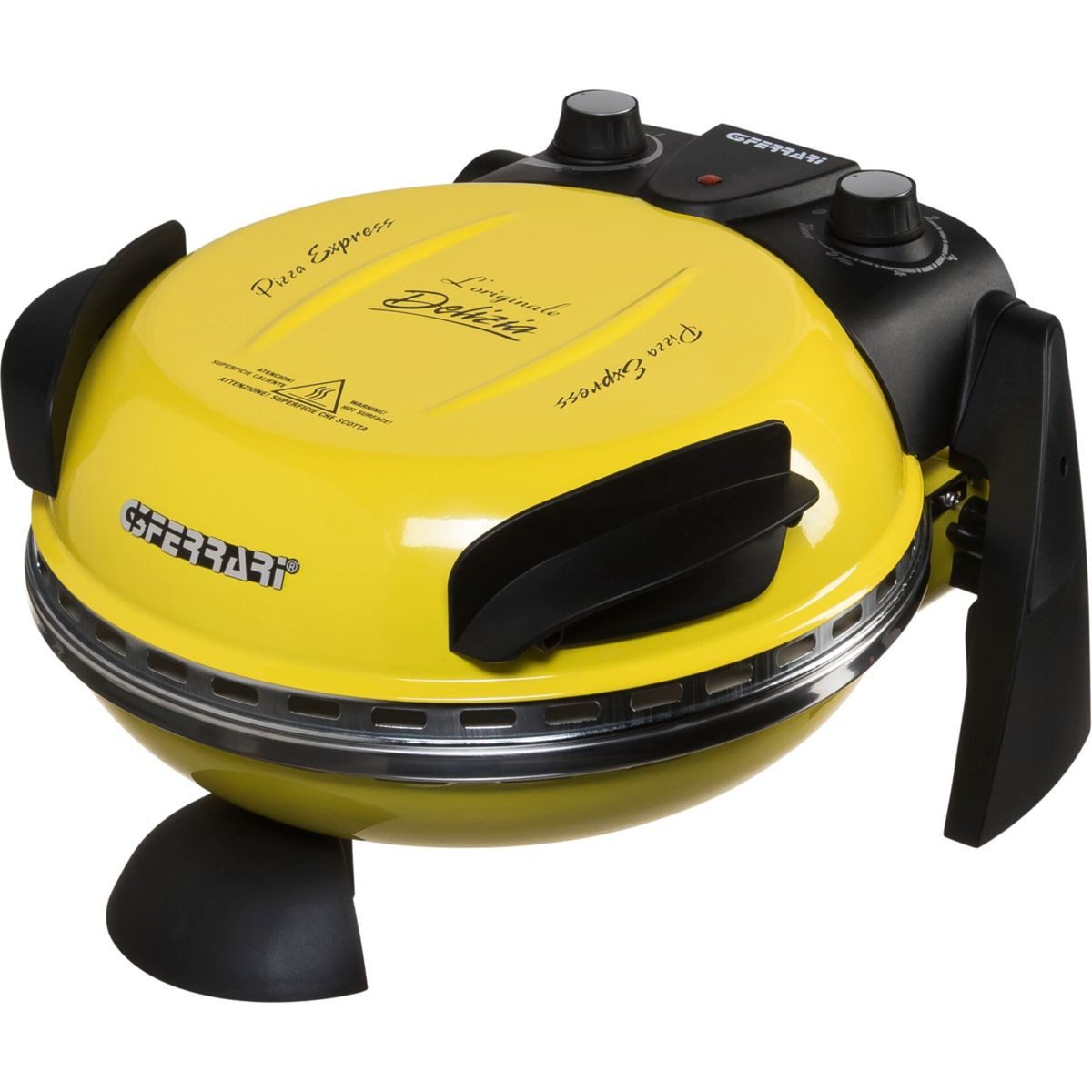 G3 Ferrari Kontaktgrill G3Ferrari G 1000605 Delizia Pizzamaker Yellow