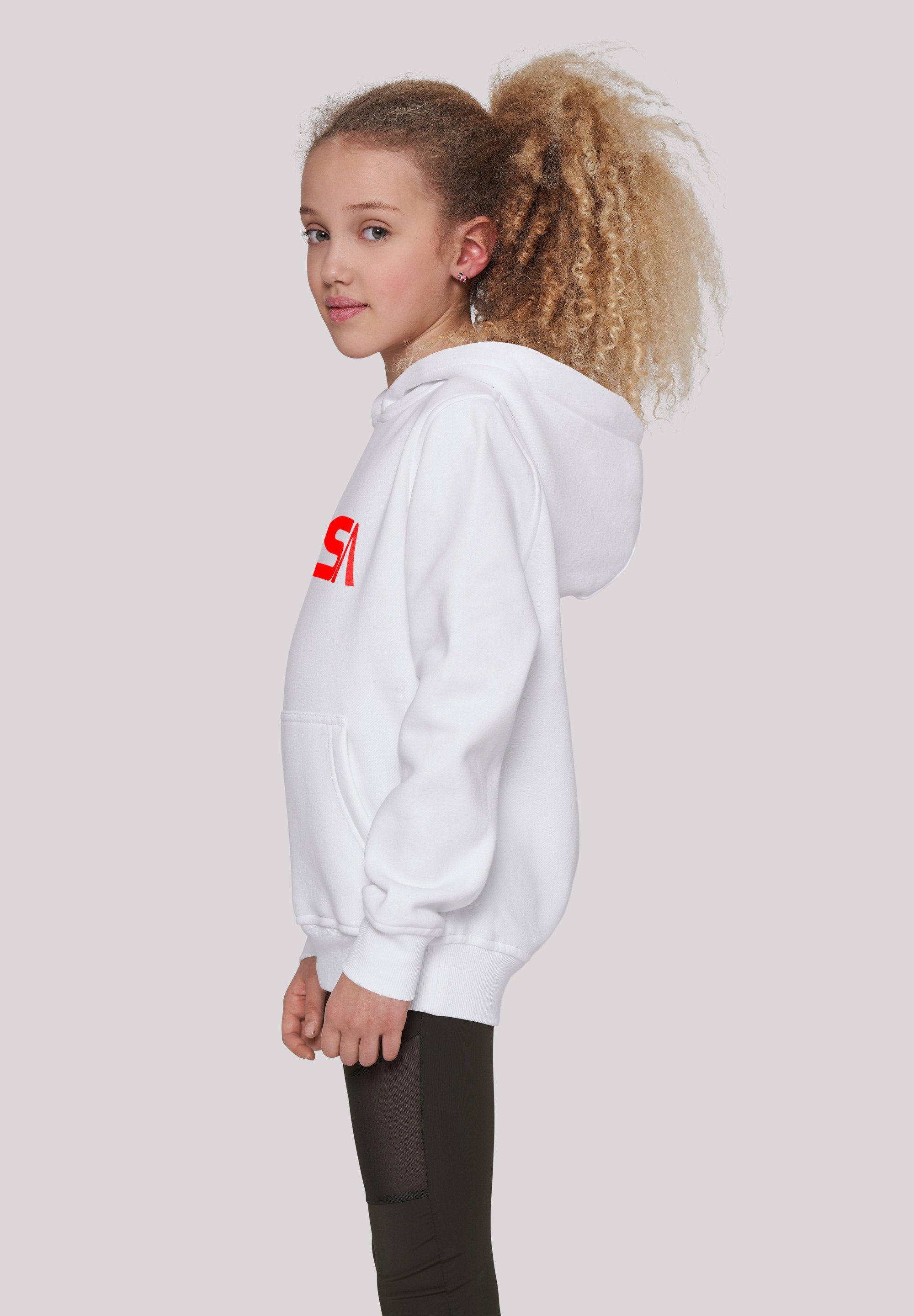 F4NT4STIC Sweatshirt Modern Logo Unisex Merch,Jungen,Mädchen,Bedruckt Kinder,Premium White NASA