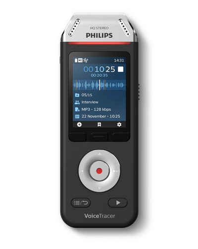 Philips DVT2110 Digitales Diktiergerät (Großes Farbdisplay)