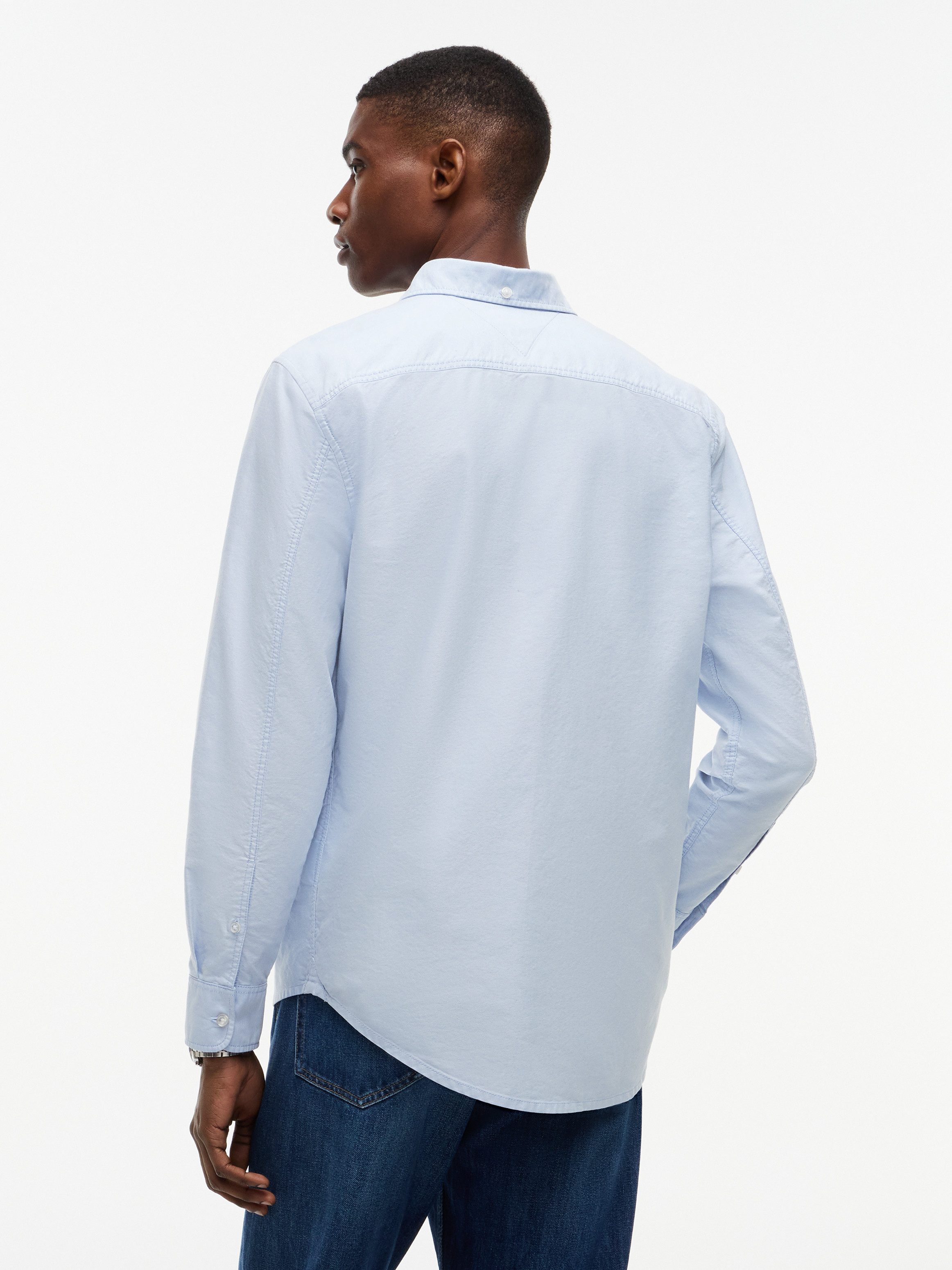 Tommy Jeans Langarmhemd SLIM OXFORD SHIRT Slim fit mit Hemdkragen