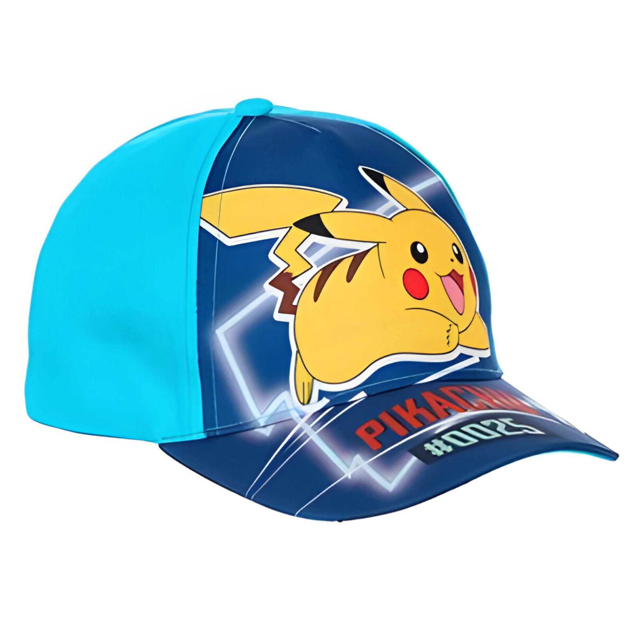 POKÉMON Baseball Cap Pokemon Pikachu Kinder Basecap Baseball Kappe Mütze Gr. 52 bis 54