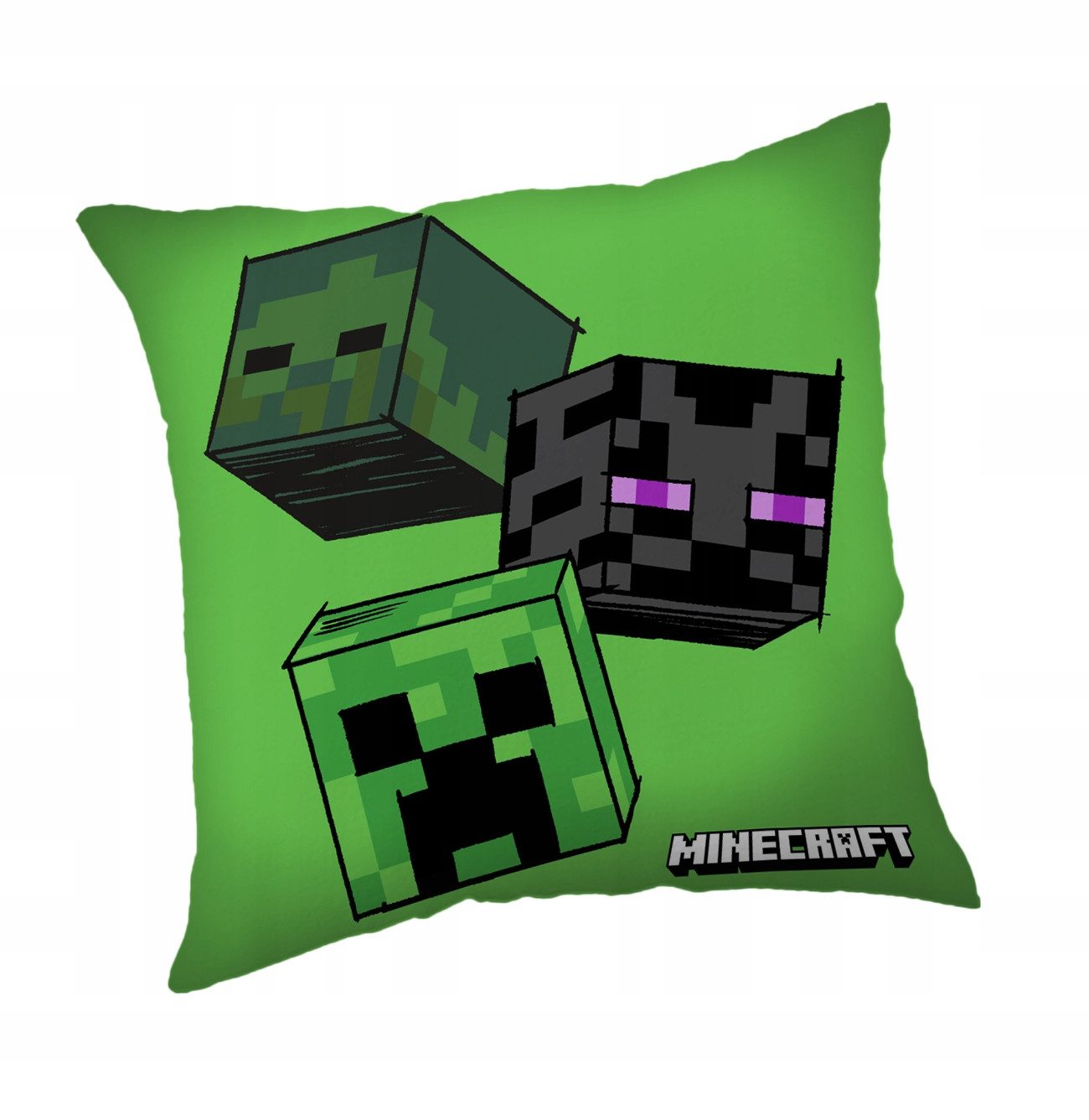 Minecraft Декоративные подушки Minecraft Creeper Подушки, 40 x 40 cm, befüllt und super weich