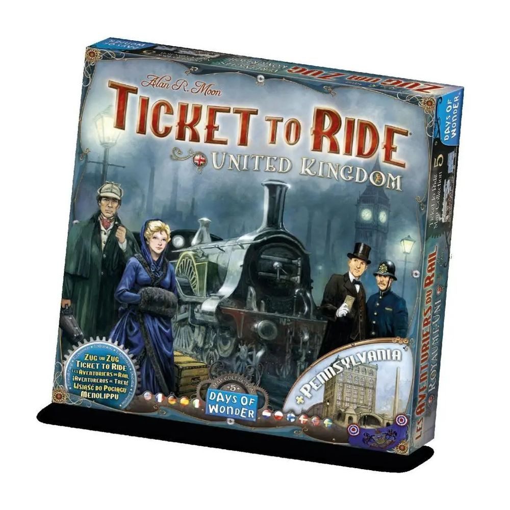Asmodee Spiel Zug um Zug UK& Pennsylvania