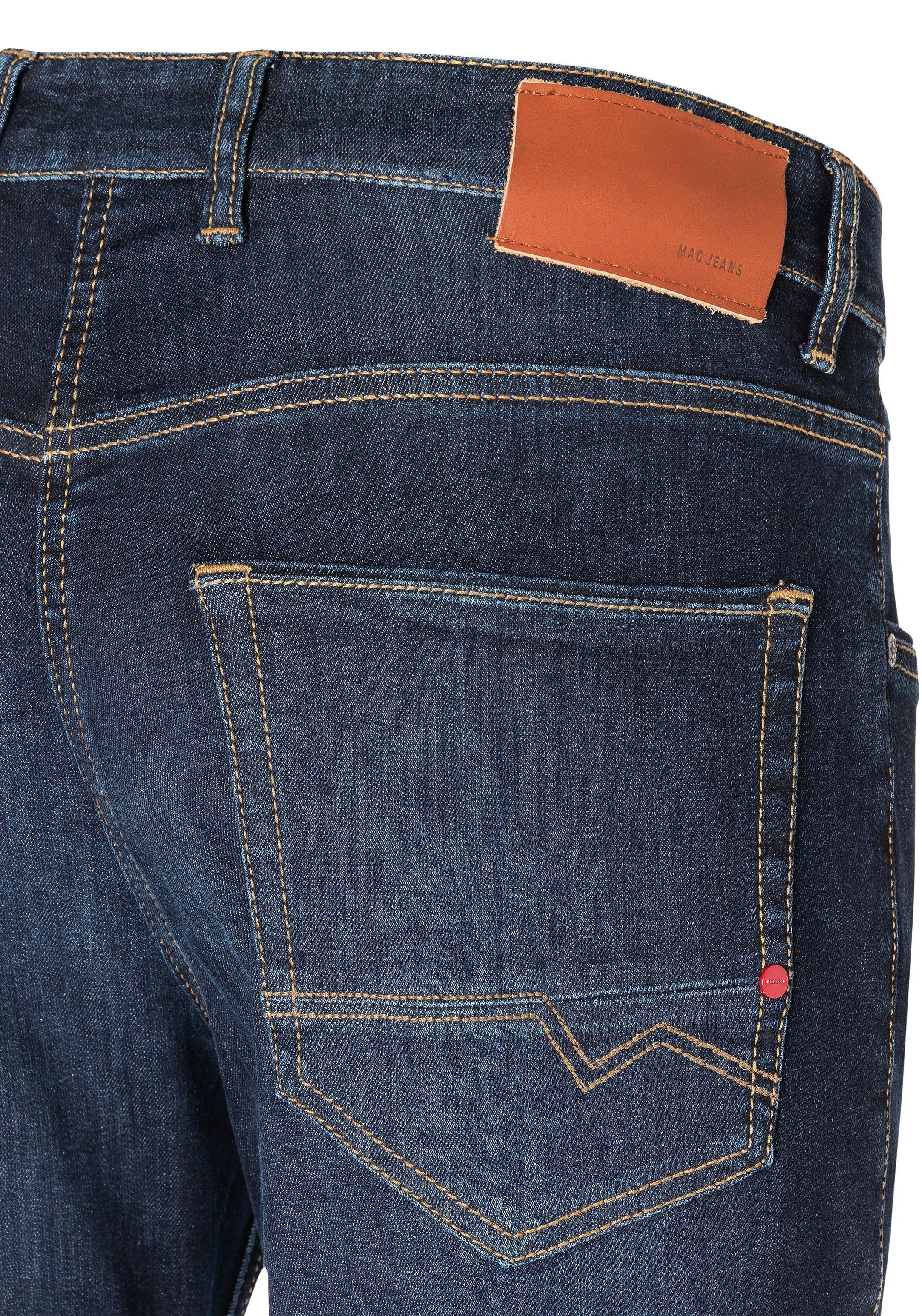 blue MAC used Straight-Jeans dark Pipe Arne