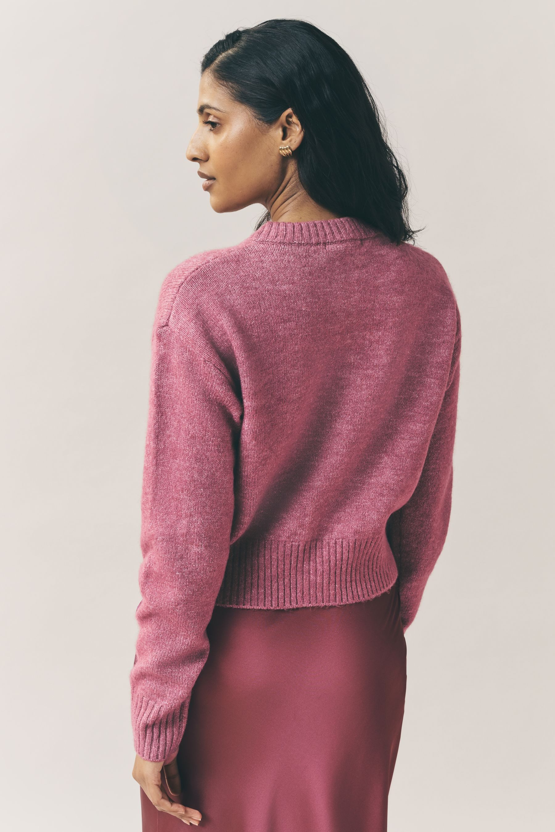 Next Strickjacke Strickjacke mit Rundhalsausschnitt (1-tlg) günstig online kaufen