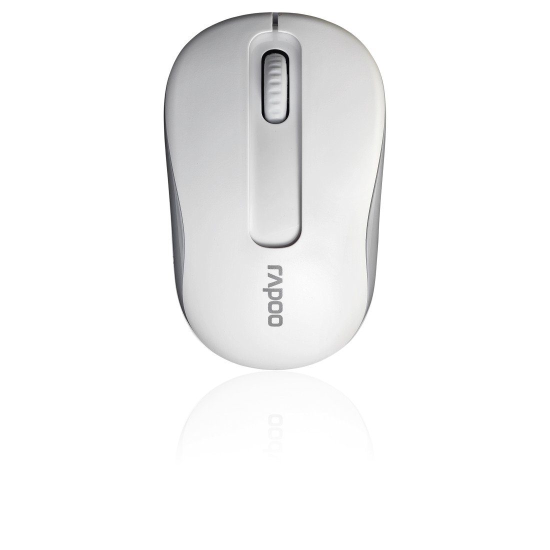 (Funk) Maus Rapoo 2.4 Plus Maus, M10 Wireless weiß 1000 kabellose Verbindung, DPI GHz