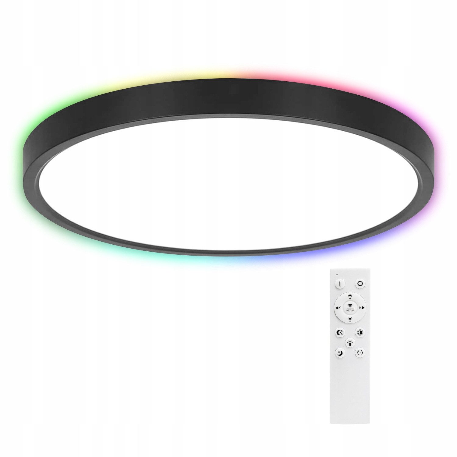 Nettlife LED Panel LED Deckenleuchte 28W Dimmbar RGB 3000K-6500K, LED fest integriert, Warmweiß, Neutralweiß, Kaltweiß, für Schlafzimmer Kinderzimmer Wohnzimmer Küche Esszimmer