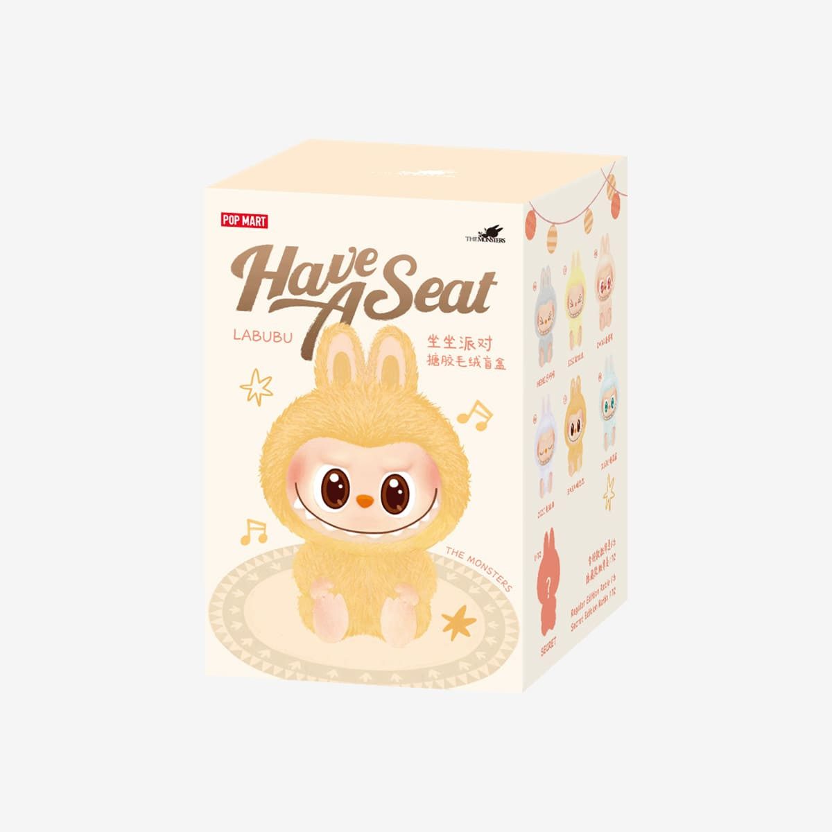 Pop Mart Schlüsselanhänger THE MONSTERS - Have a Seat Vinyl Plush Blind Box