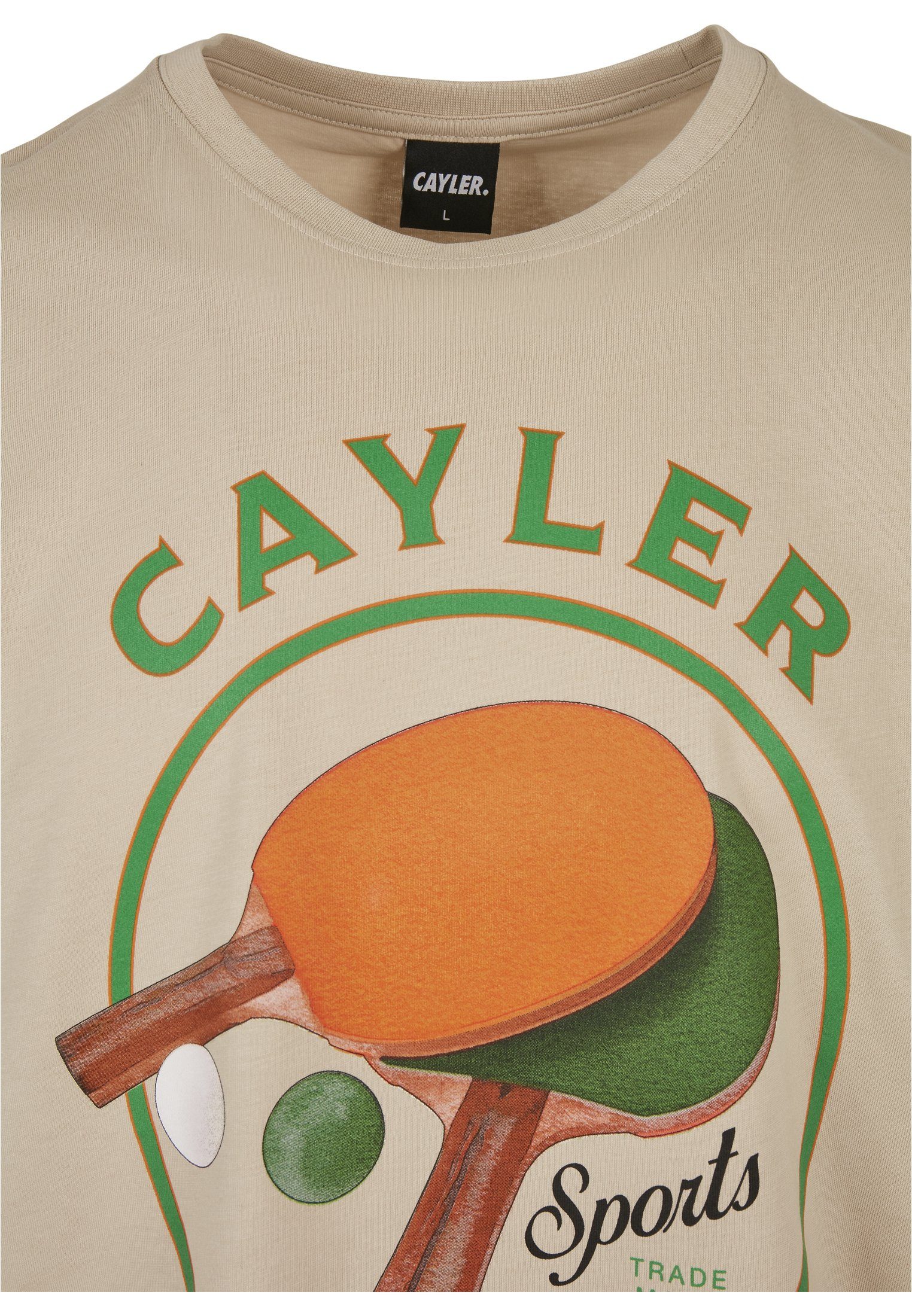 CAYLER & Tee Pong Ping Herren (1-tlg) Kurzarmshirt C&S Club sand SONS