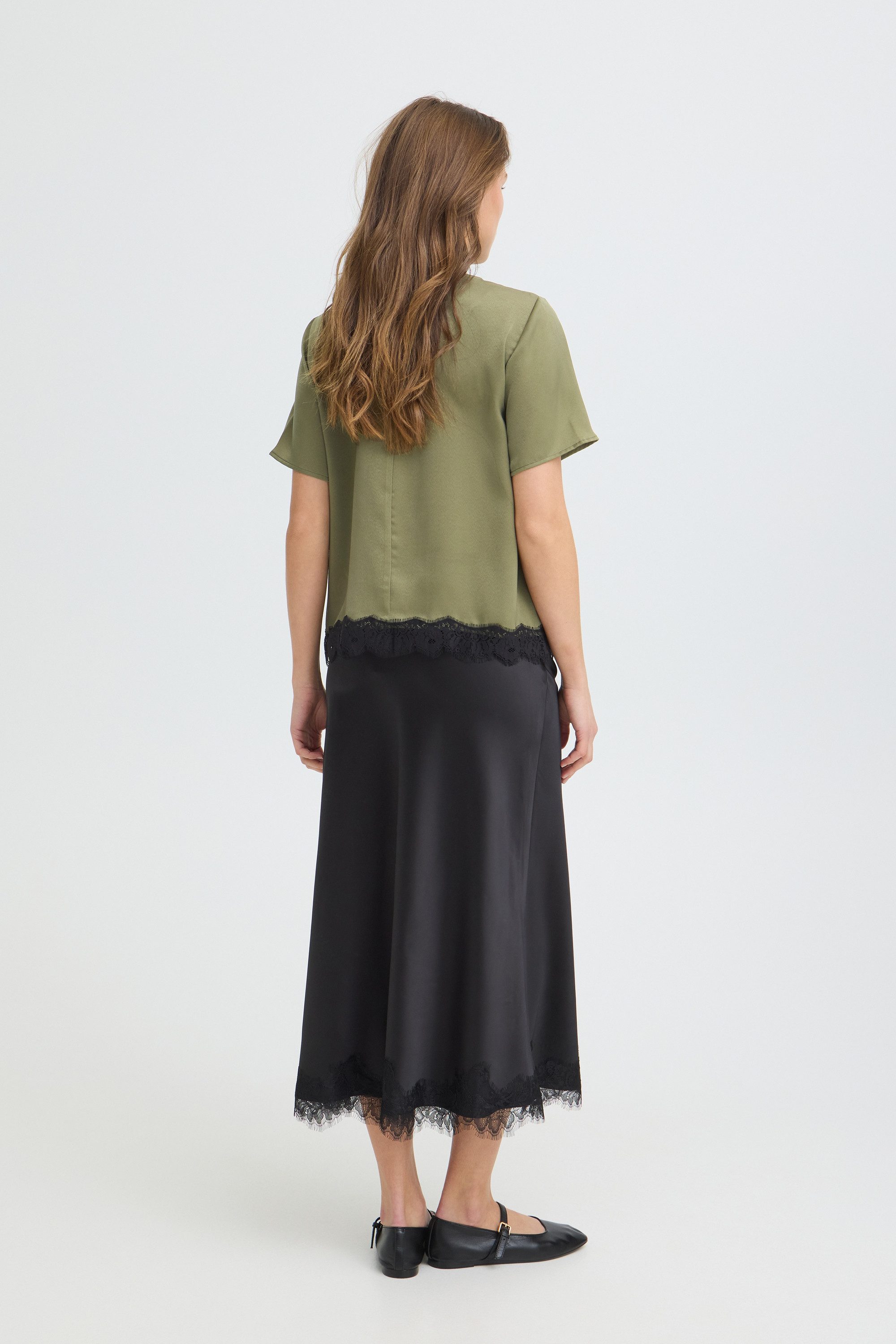 b.young Kurzarmbluse Kurzarm-Bluse BYXFELICI