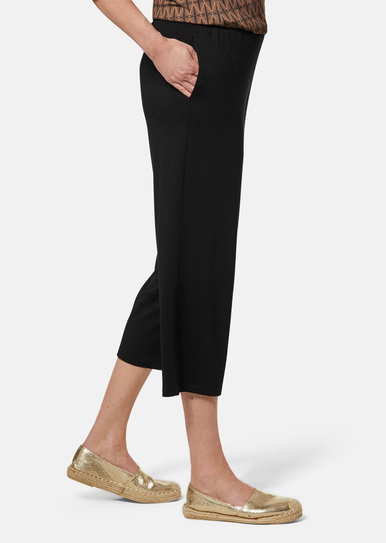 GOLDNER 7/8-Caprijeans Jerseyhose Louisa in elastischer Qualität