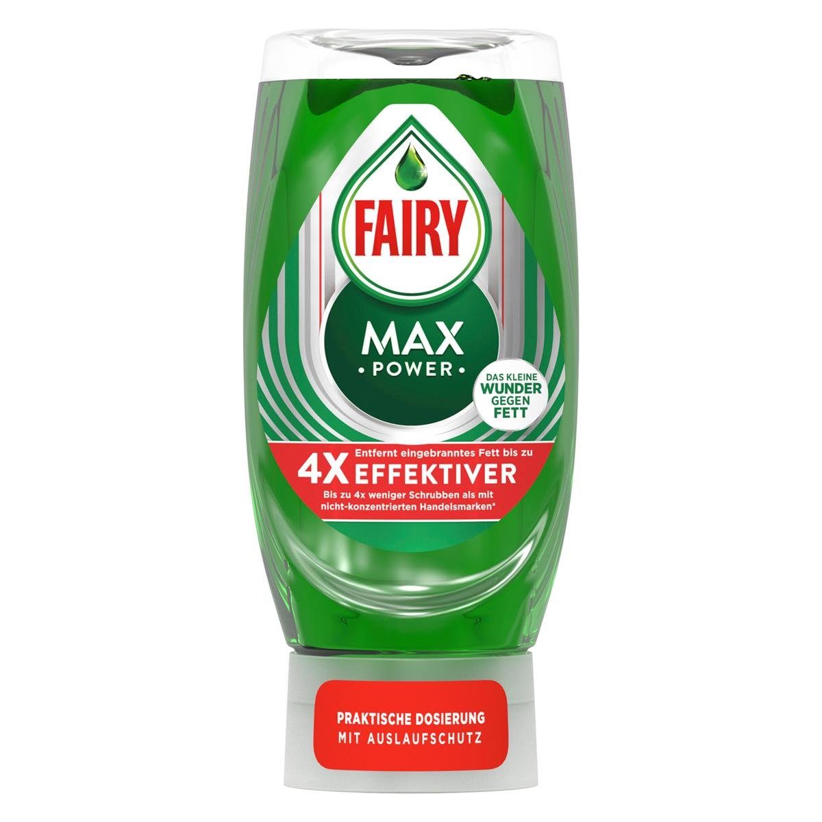 Fairy Fairy Spülmittel Max Power 370ml - Wunder gegen Fett (1er Pack) Geschirrspülmittel