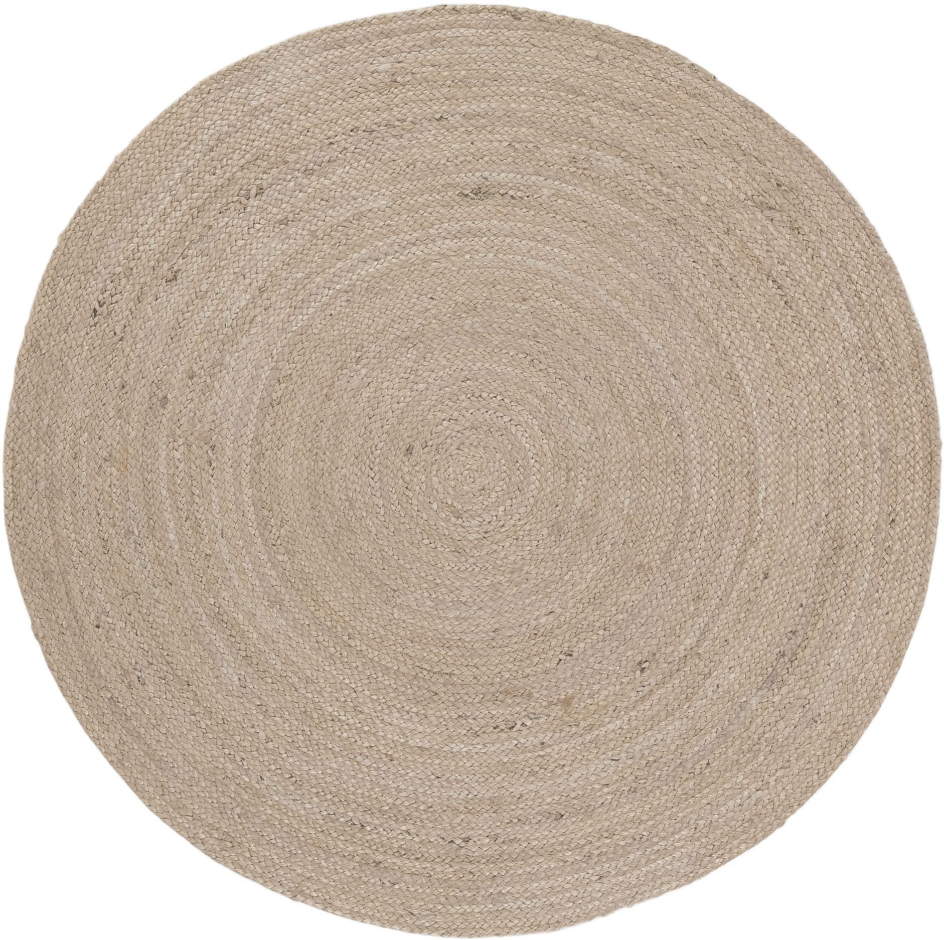carpetfine Teppich Nele Juteteppich Naturfaser, rund, günstig online kaufen