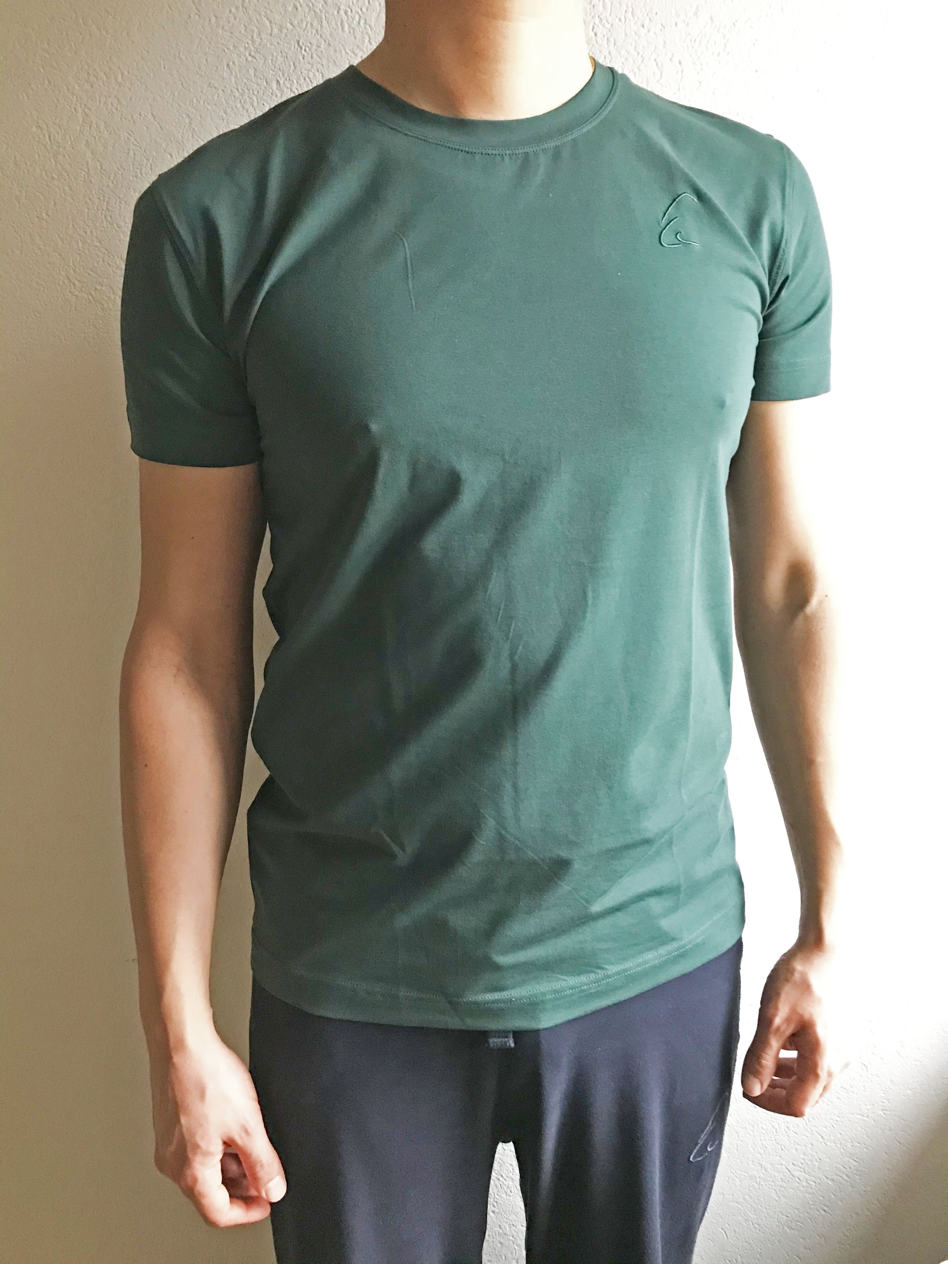 kühlend, geeignet Sommer T-Shirt auch gut Thymian im Herren ESPARTO Bhaalu Yogashirt unisex, leicht für
