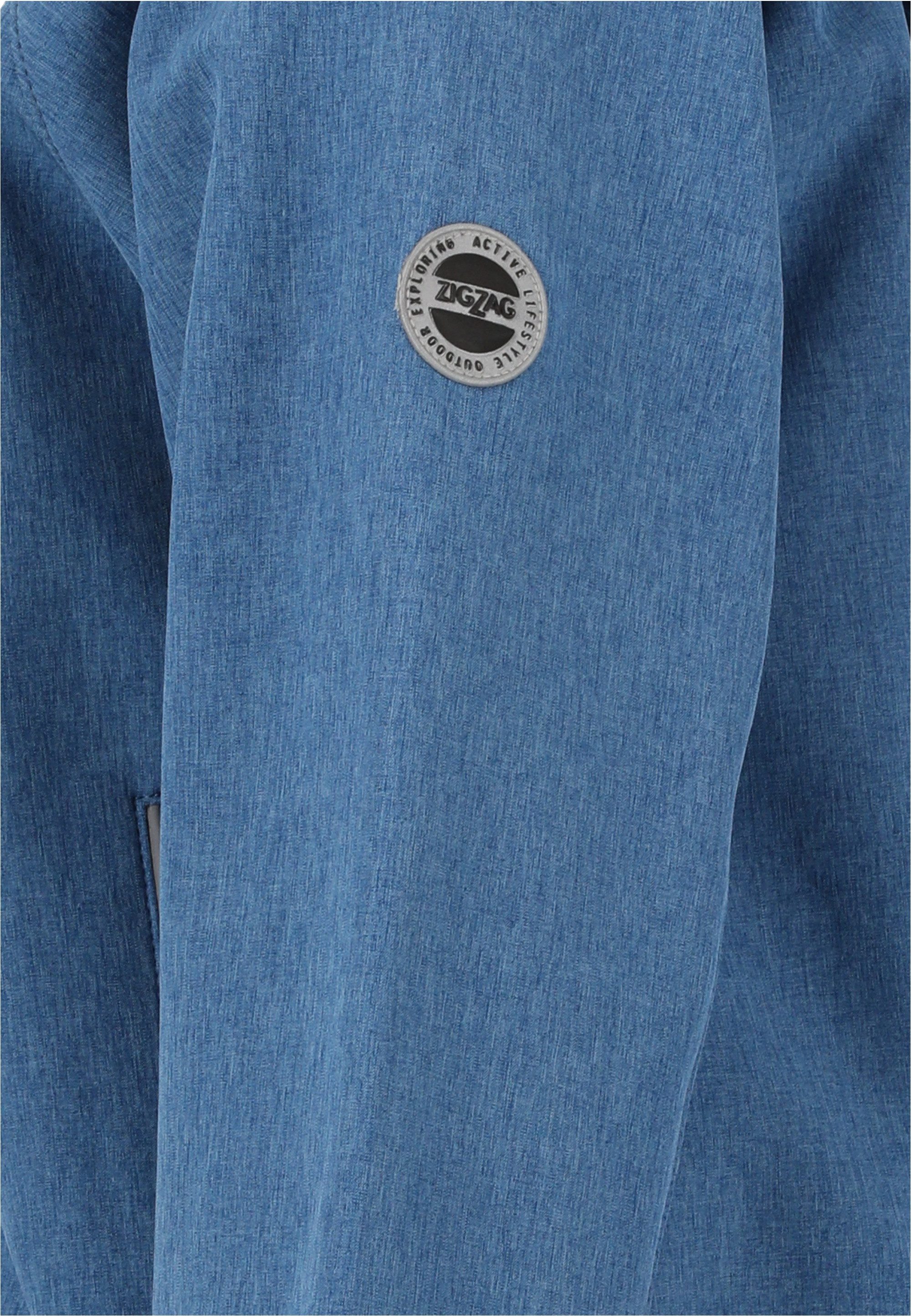 ZIGZAG Softshelljacke Bjorn mit wasserabweisender Membran