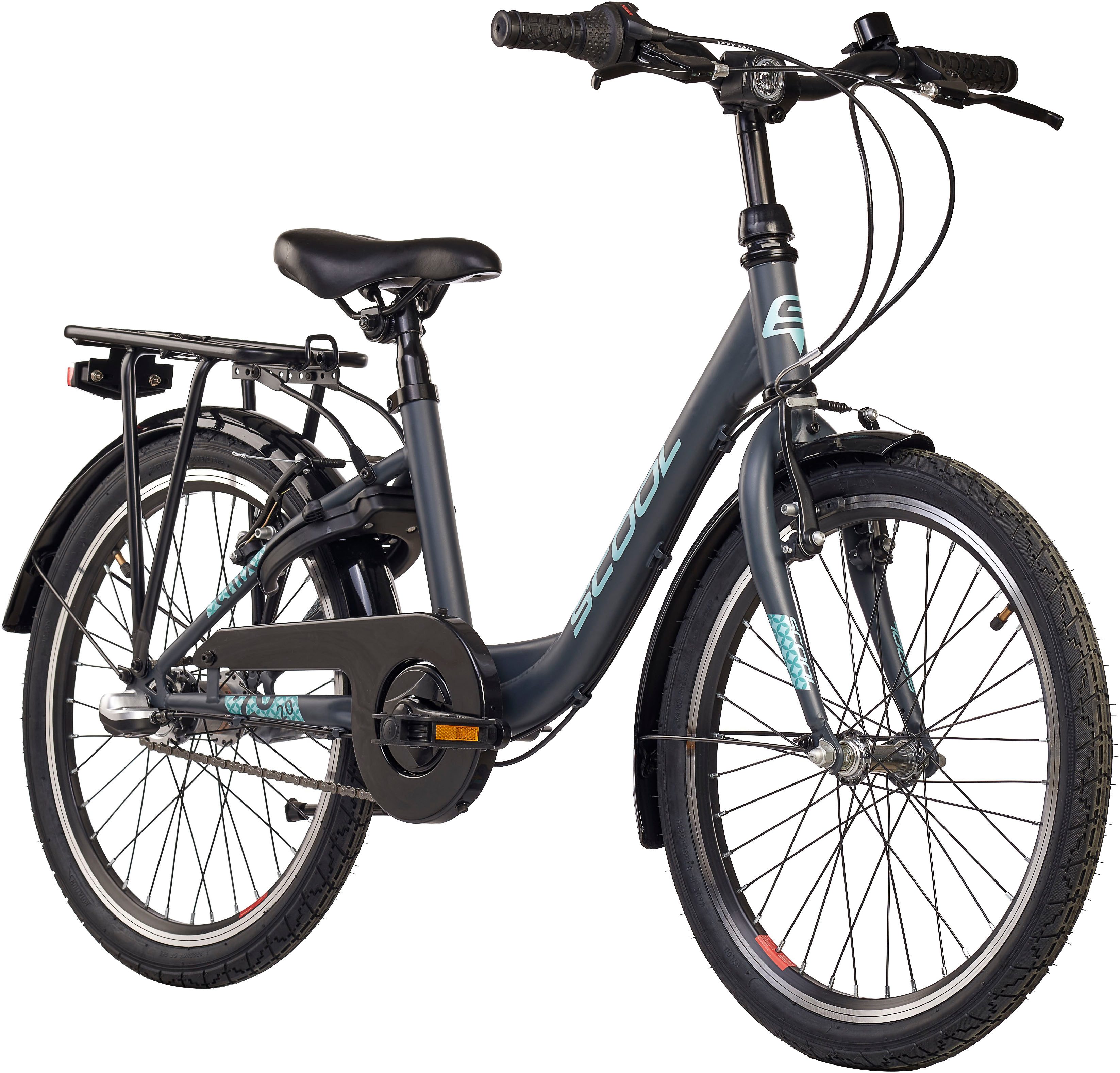 S’COOL Kinderfahrrad S'COOL chiX, 3 Gang Shimano, Nabenschaltung