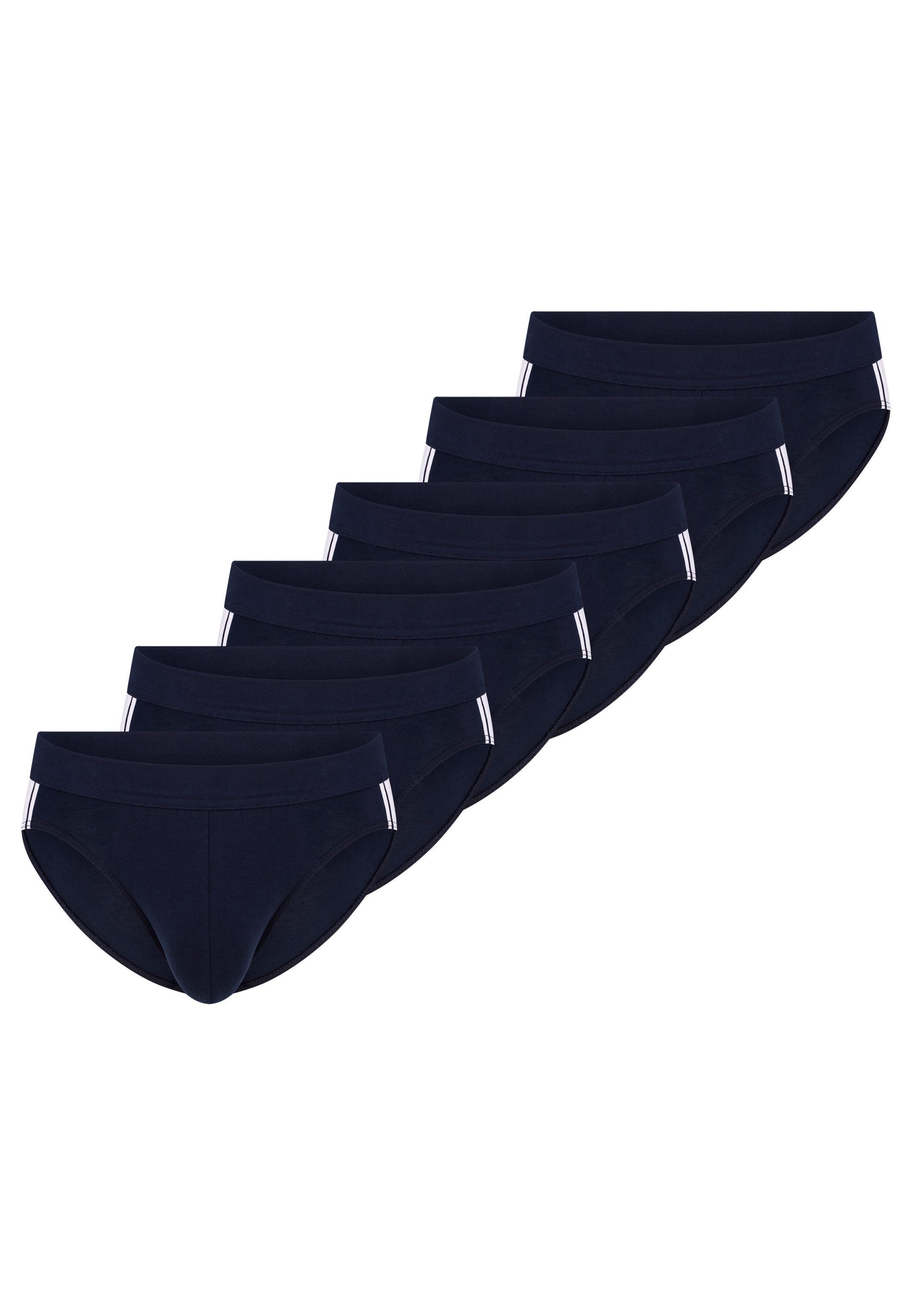 Schiesser Slip 6er Pack - 95/5 Stretch - Cotton (Spar-Set, 6-St) Rio Slip / Unterhose - Baumwolle - ohne Eingriff