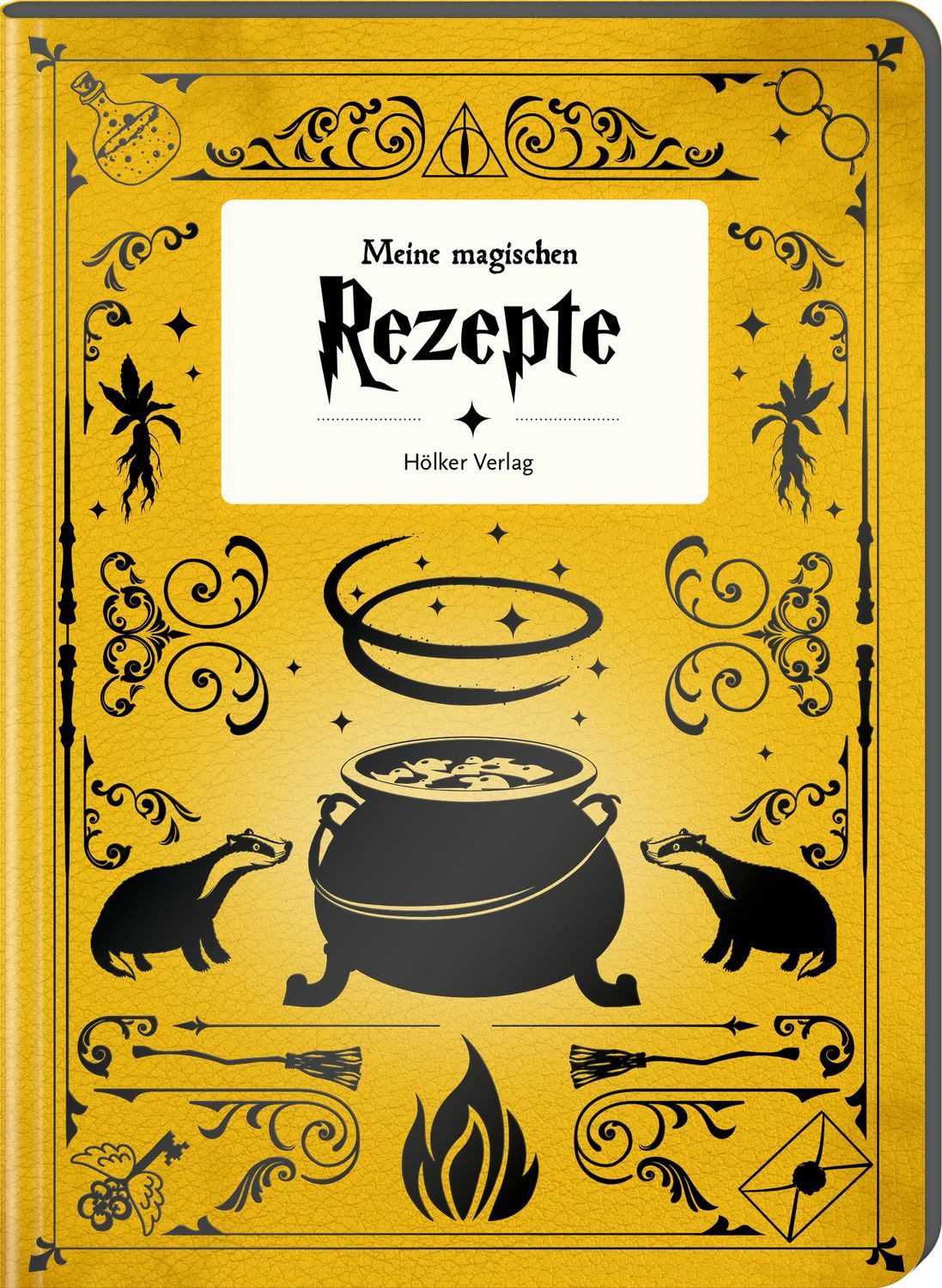 Coppenrath Notizbuch Meine magischen Rezepte - Zauberschüler Gelb