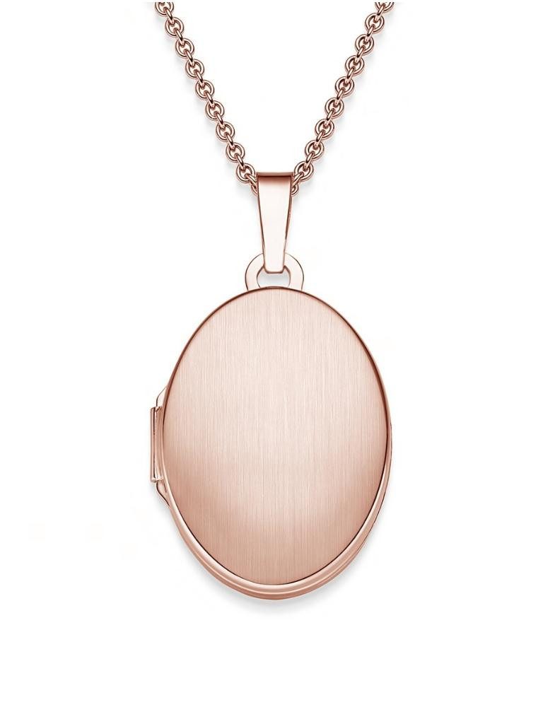 Amoonic Amulett Medaillon Oval zum Öffnen für Bilder Silber 925 Kette für F günstig online kaufen