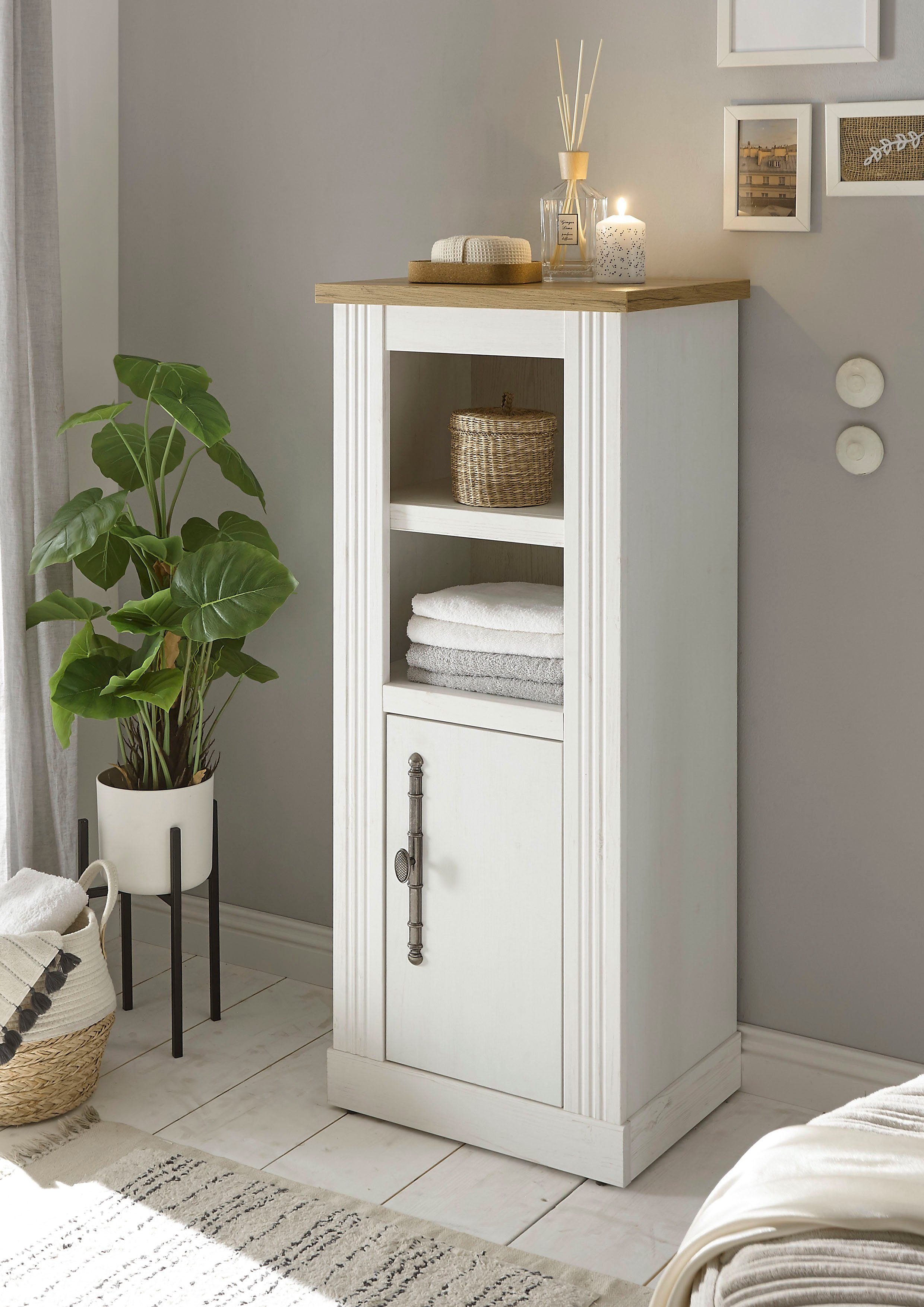 im Weiss by Dekor Pinie WESTMINSTER romantischen affaire Midischrank Landhausstil, exclusiv Home