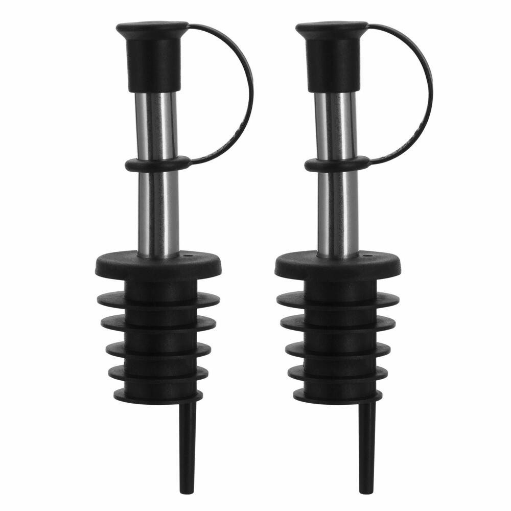 WESTMARK Flaschenausgießer 2 Stück »Inox Eco-Pour«, PE-Kork, Schlaufenkäppchen