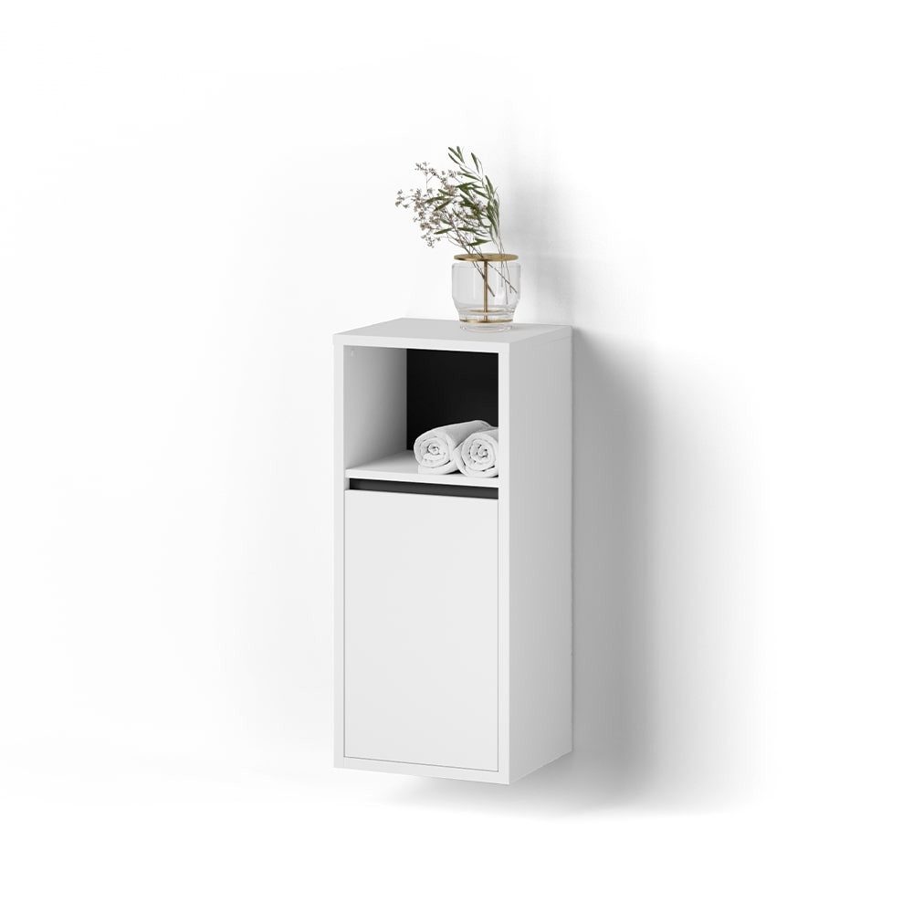 Livinity® Midischrank Vomano, Weiß, 38 x 80 cm (1-St)