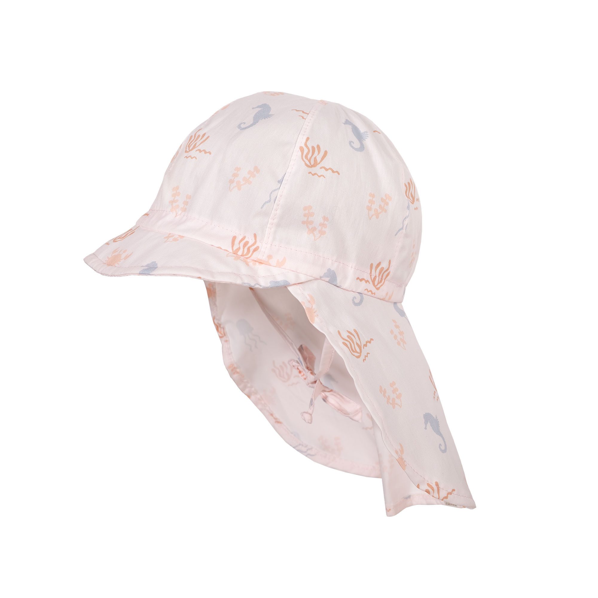 Schirmmütze MINI GIRL-Schildmütze, Druck Nackenschutz, Bindeband, UV 50