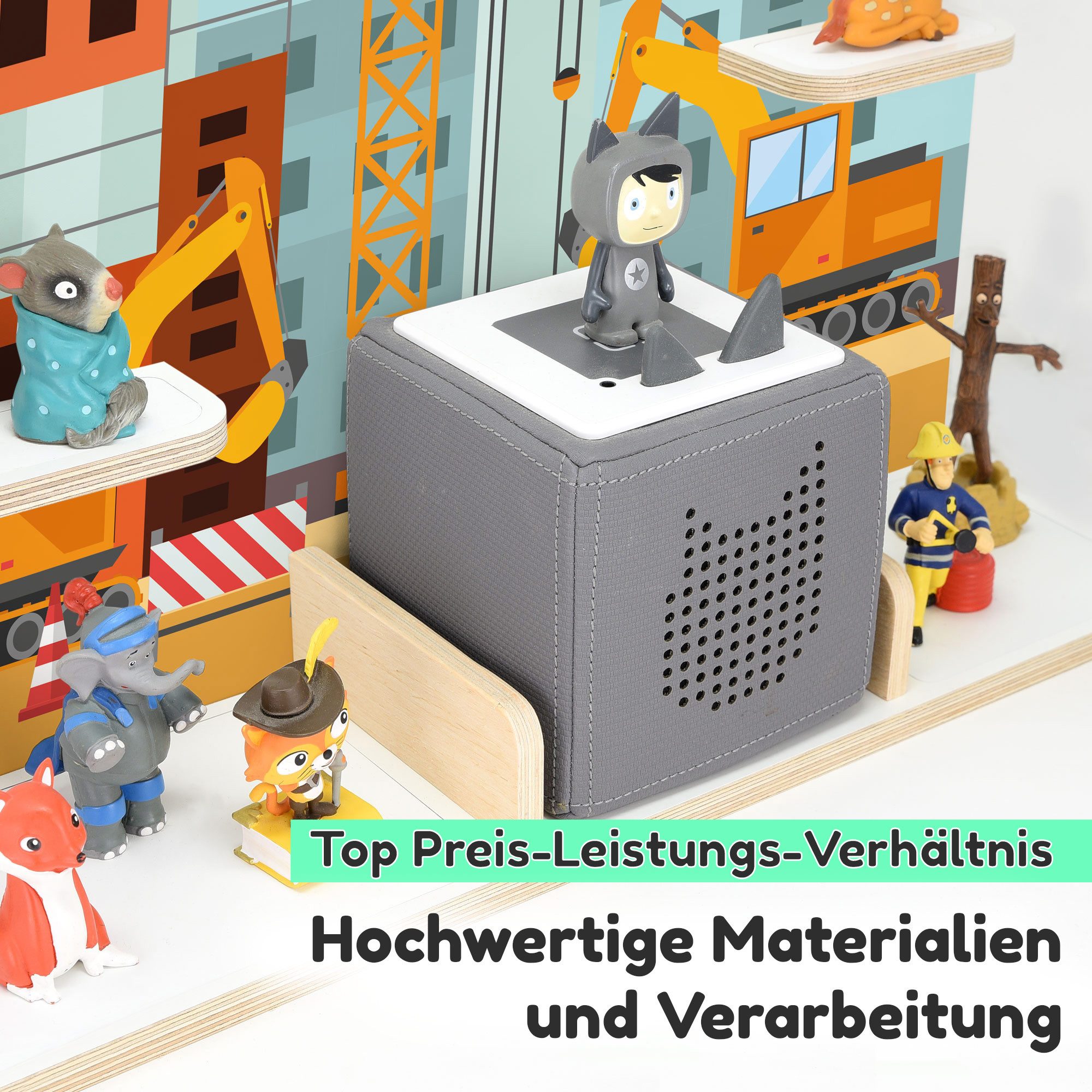 stadtecken Kinderregal geeignet für Toniebox und Tonies, zum Stellen & Häng günstig online kaufen