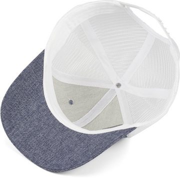 styleBREAKER Trucker Cap (1-St) Snapback Cap Meliert mit Mesh Einsatz