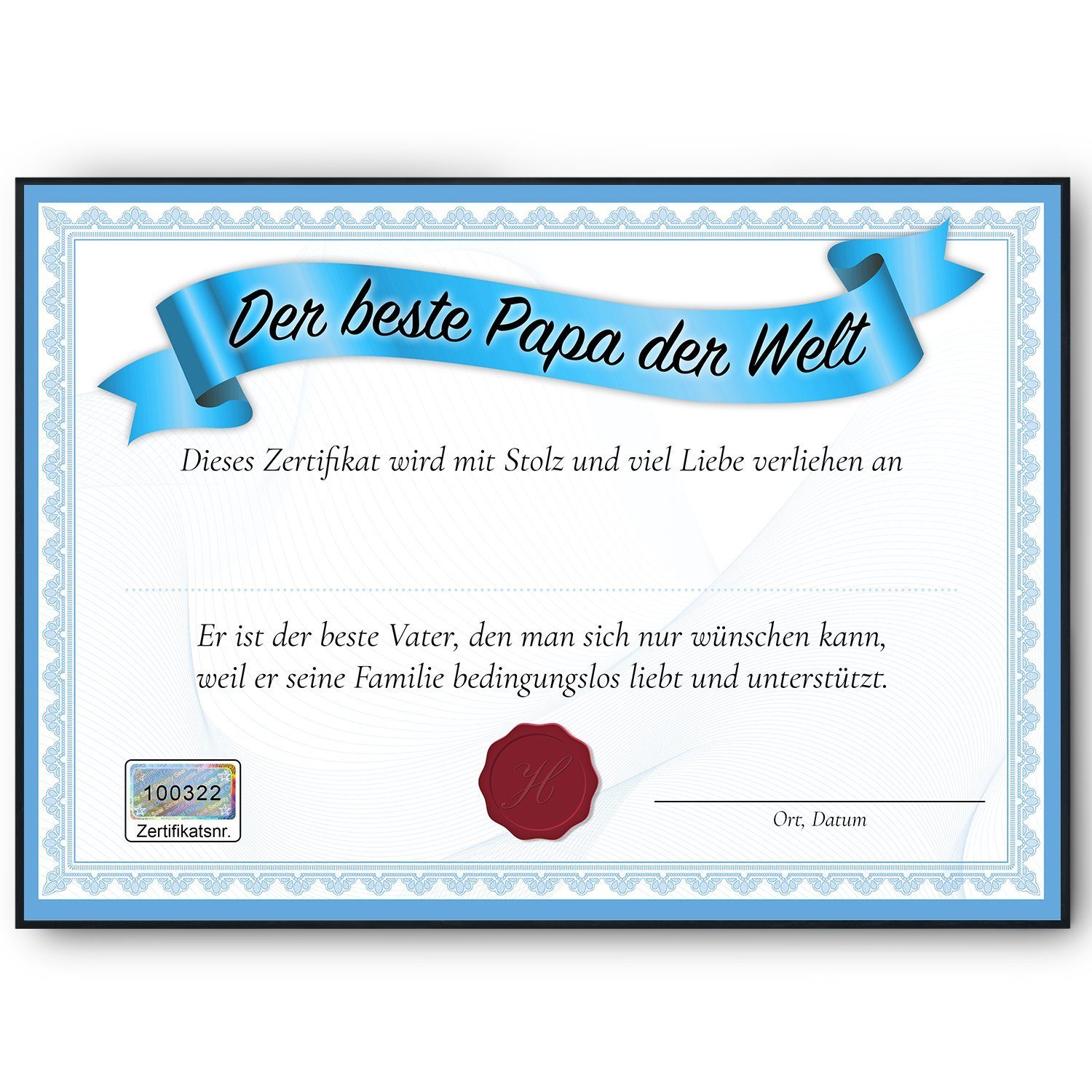 Tigerlino Poster Bester Papa Geschenk Geburtstag Vater Geschenkidee Vaterta günstig online kaufen