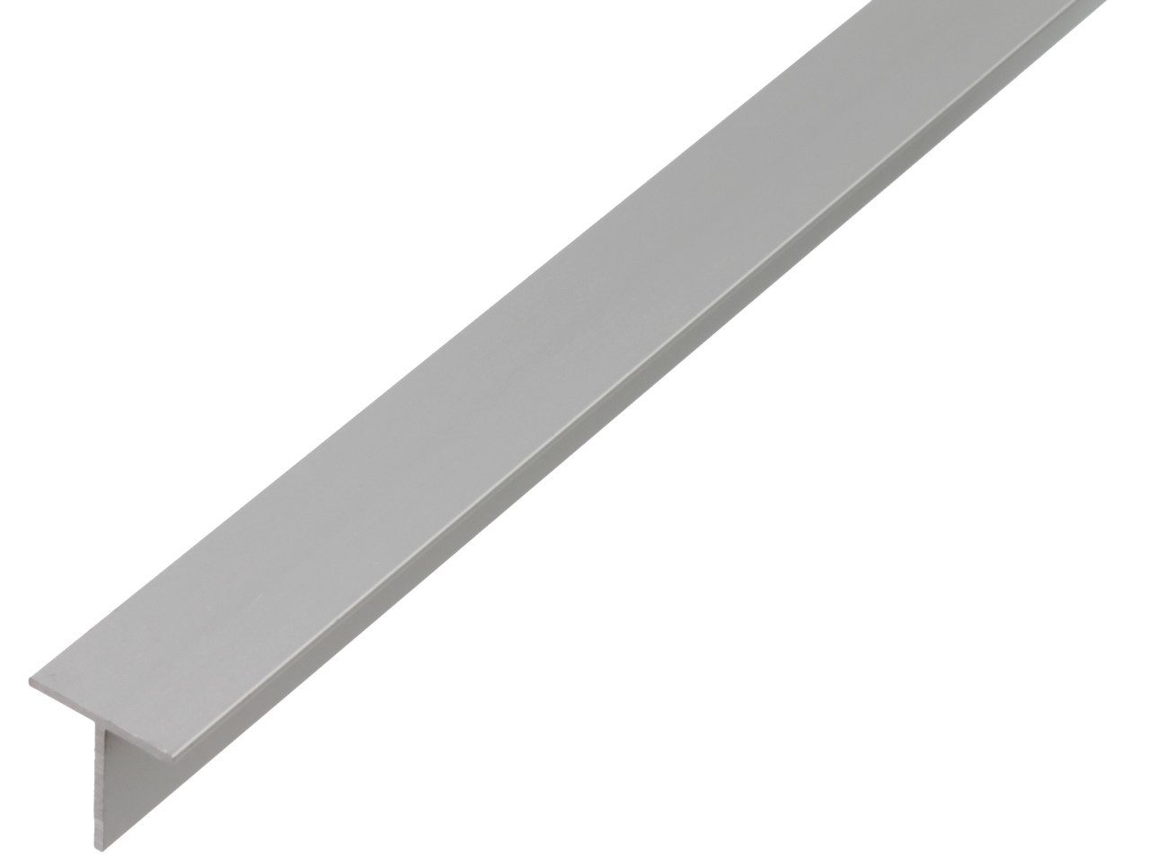 Alberts Abdeckprofil Alberts T-Profil Aluminium natur 15 x 15 x 1,5 mm