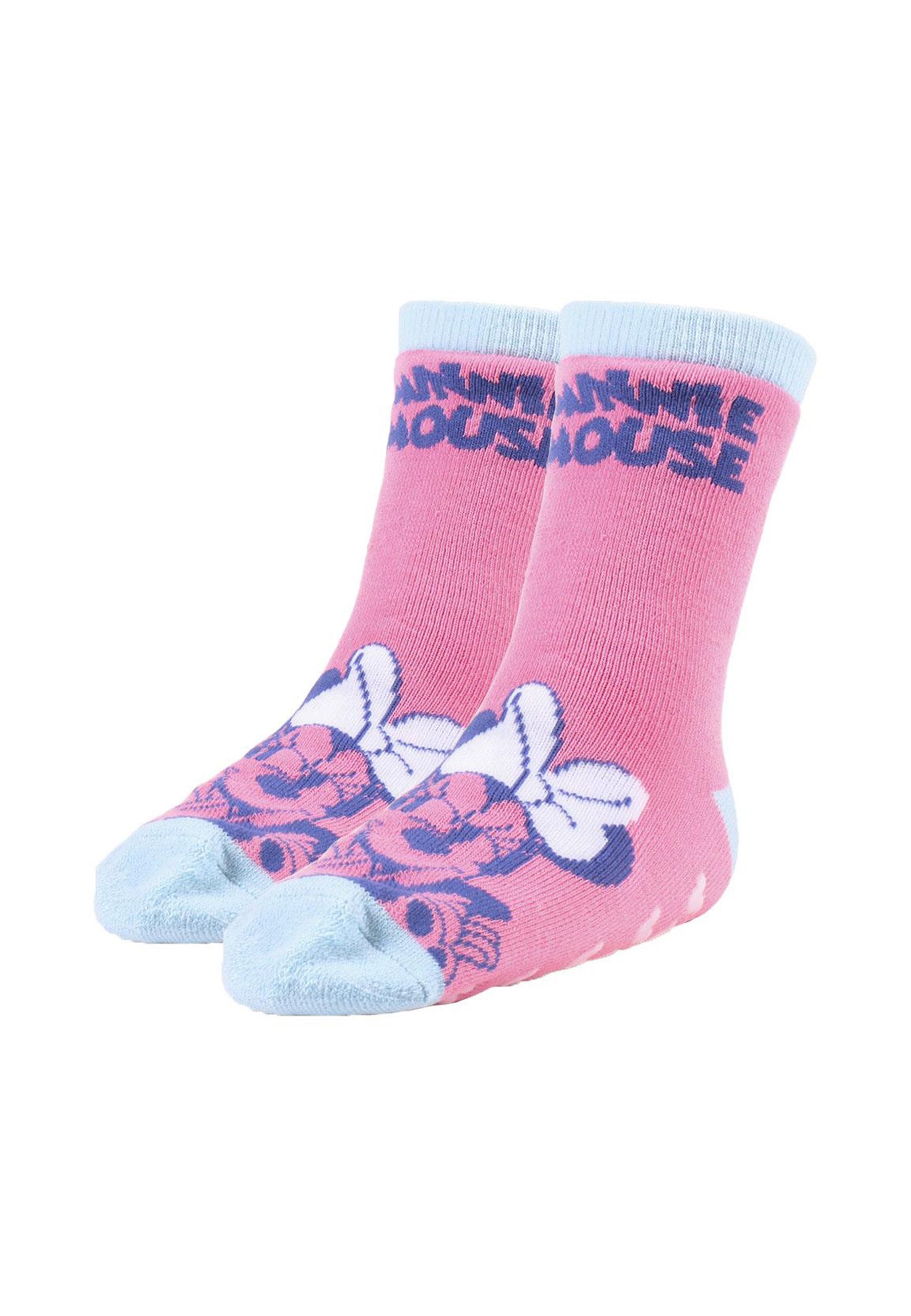 Disney ABS-Socken Anti-Rutsch-Socken 2 Stück Minnie (Set)
