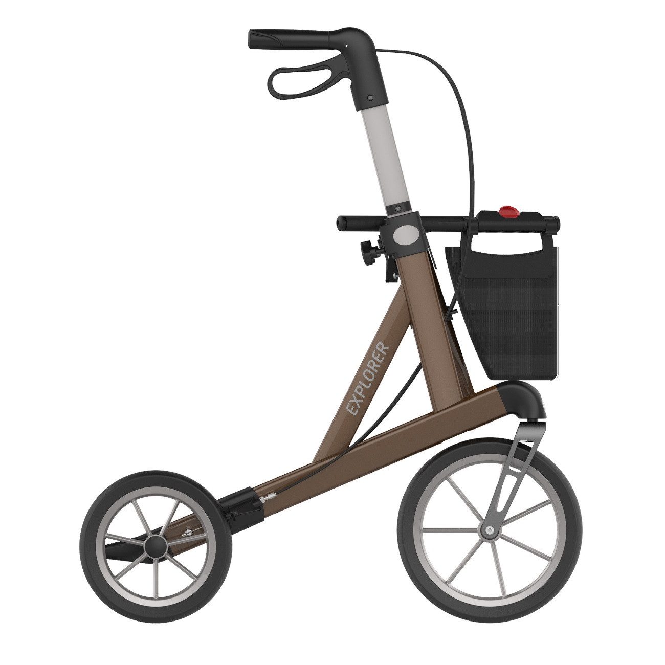 Rehasense Rollator Outdoor Rollator Explorer von Rehasense bis 200kg, Sitzhöhe 53 cm