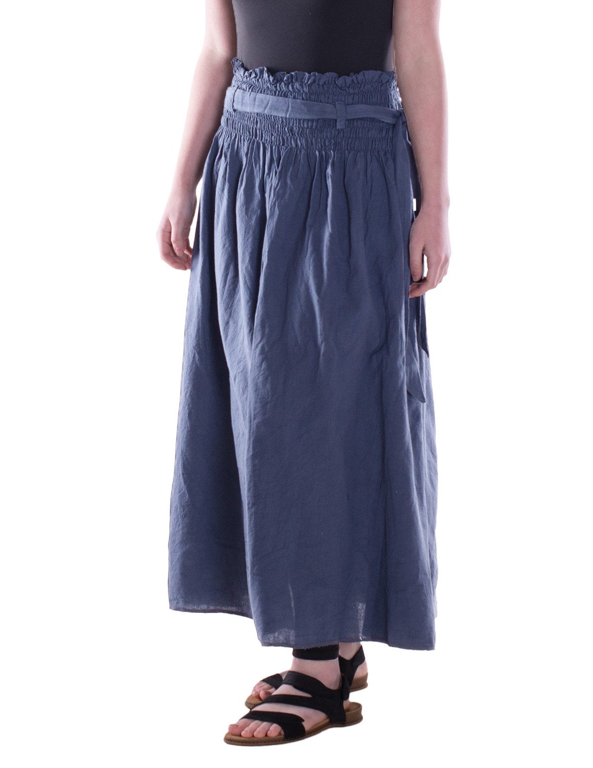 Vishes Maxirock Damen Maxi-Rock Baumwolle Boho günstig online kaufen