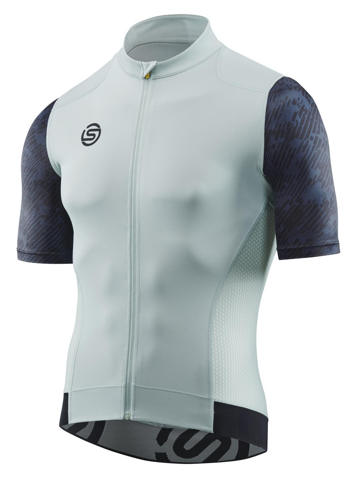 Skins T-Shirt Fahrrad-Shirt Cycle Elite Jersey (Front-Reißverschluss)