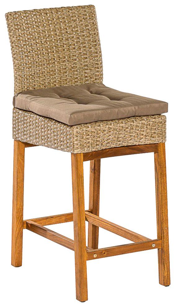 MERXX Barhocker (Set, 2 St), schilffarben, Akazienholz. Reduzierter Preis € 349,99. Unverbindliche Preisempfehlung € 513,90