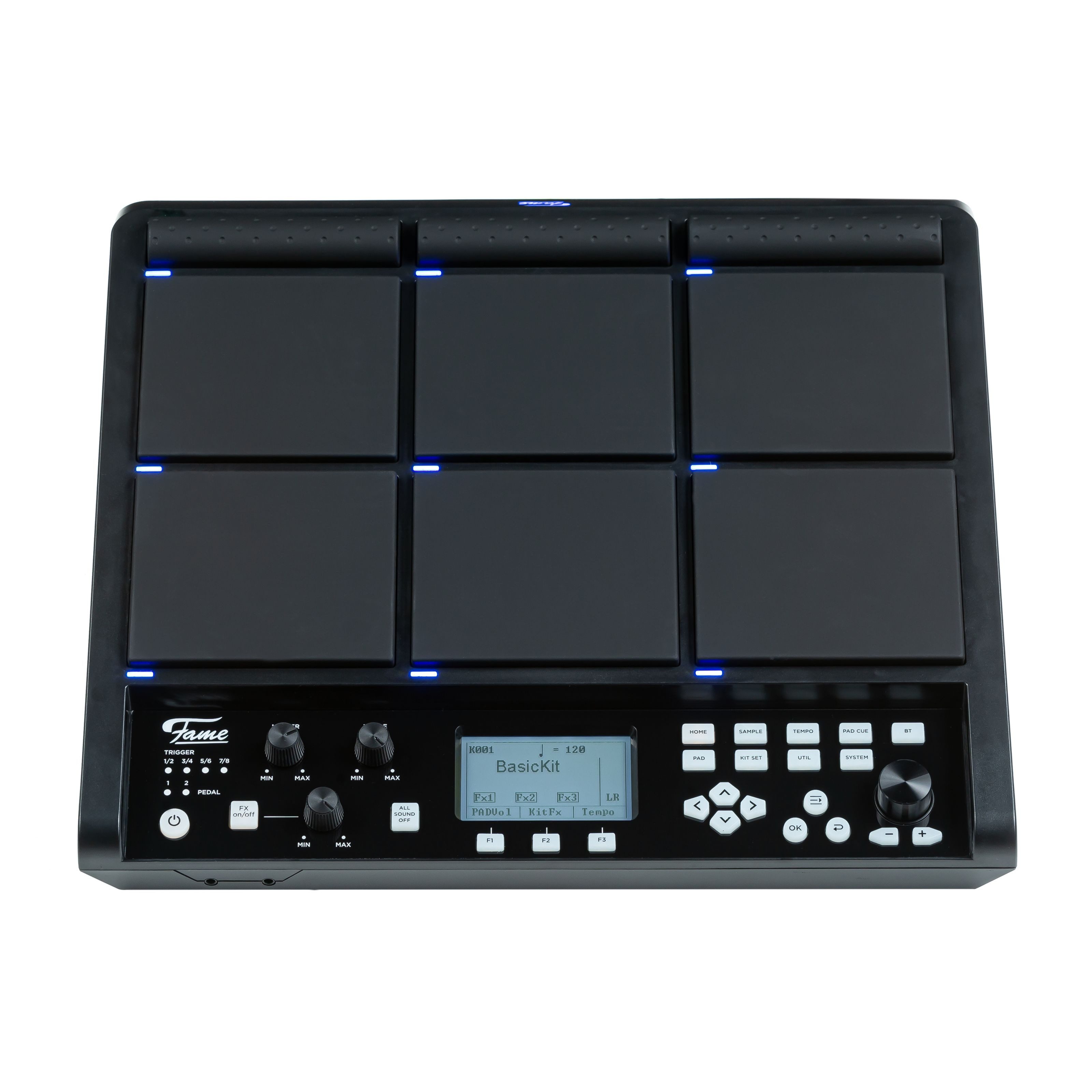 FAME E-Drum, E-Drums, Digital Drums, SPD Hybrid Wave Sample Pad - Digital Drum