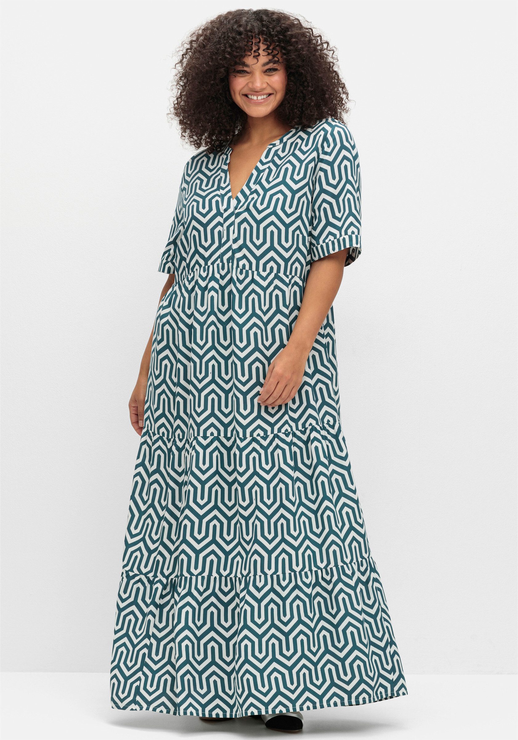 Sheego Etuikleid Maxikleid günstig online kaufen