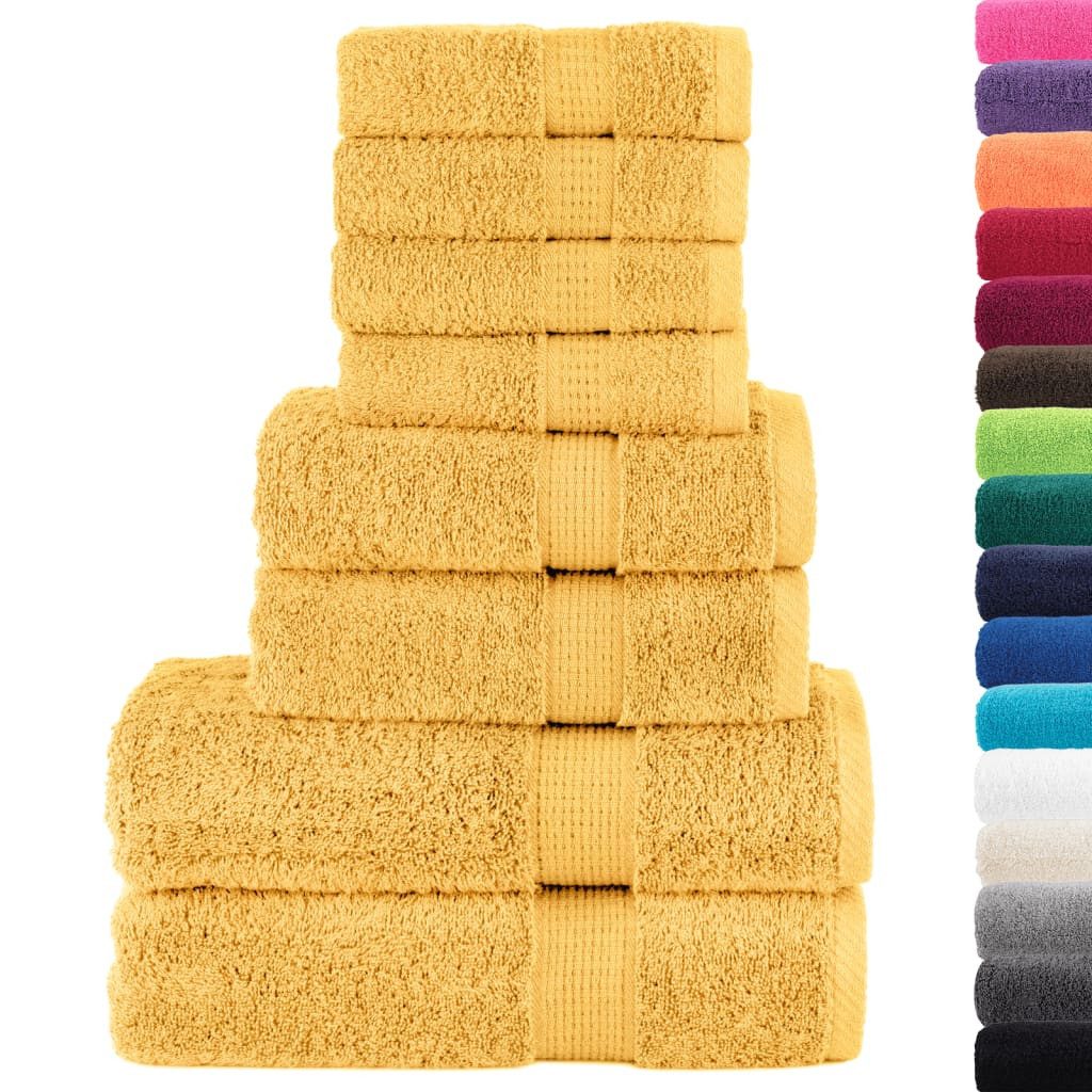 vidaXL Handtuch 8 tlg. Premium-Handtuch-Set SOLUND günstig online kaufen