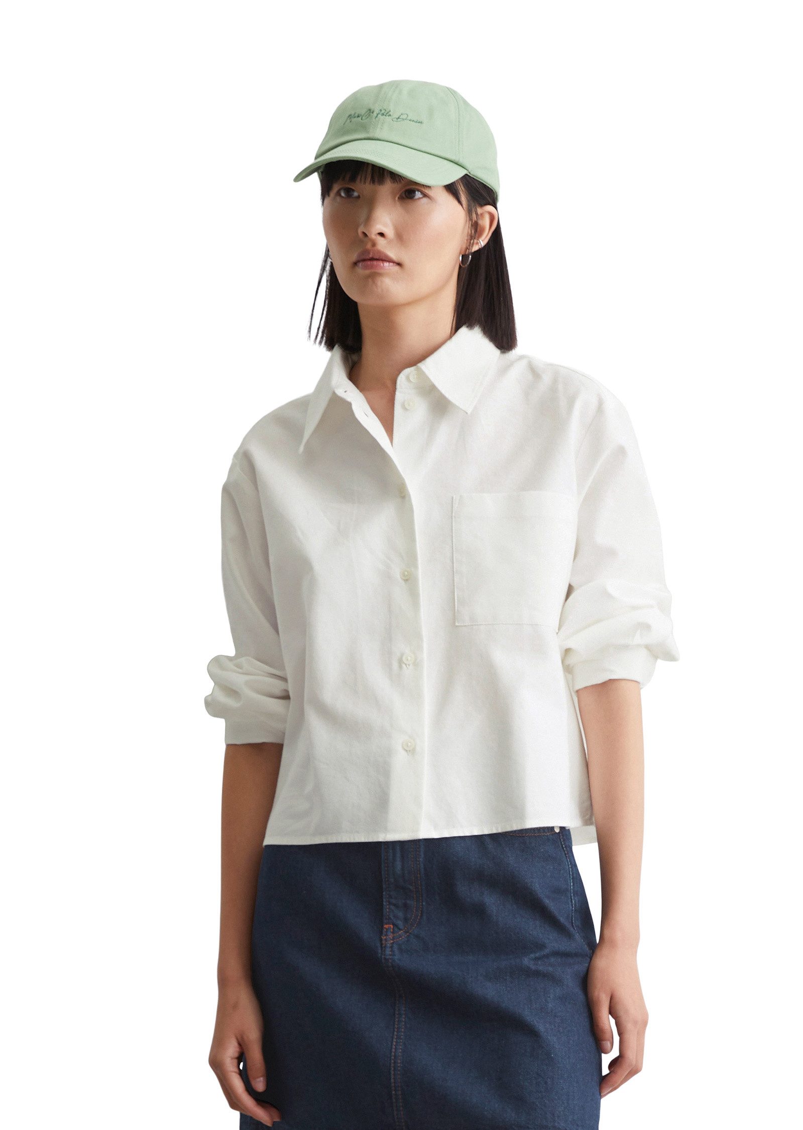 Langarmbluse aus Organic Cotton