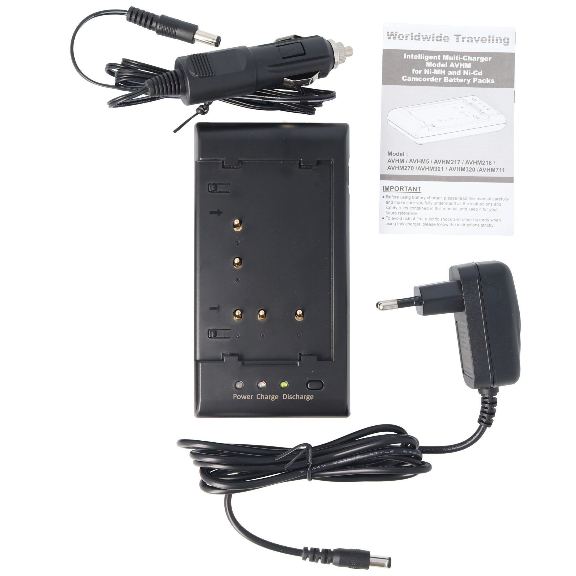 Hitach 1200 mAh AccuCell (12,0 V) Sharp, Sony, für NiMH Akku Basiseinheit Schnell-Ladegerät Akku