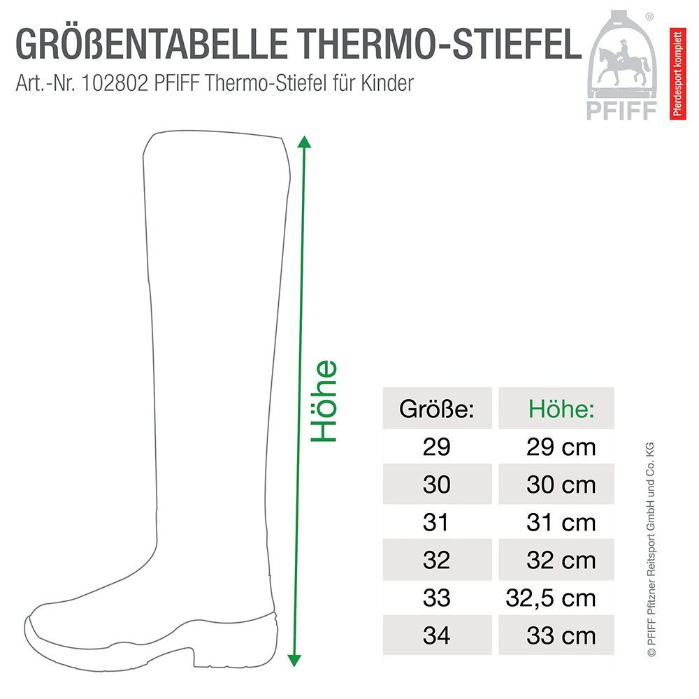PFIFF Thermo Winterstiefel, Stallstiefel Outdoorwinterstiefel