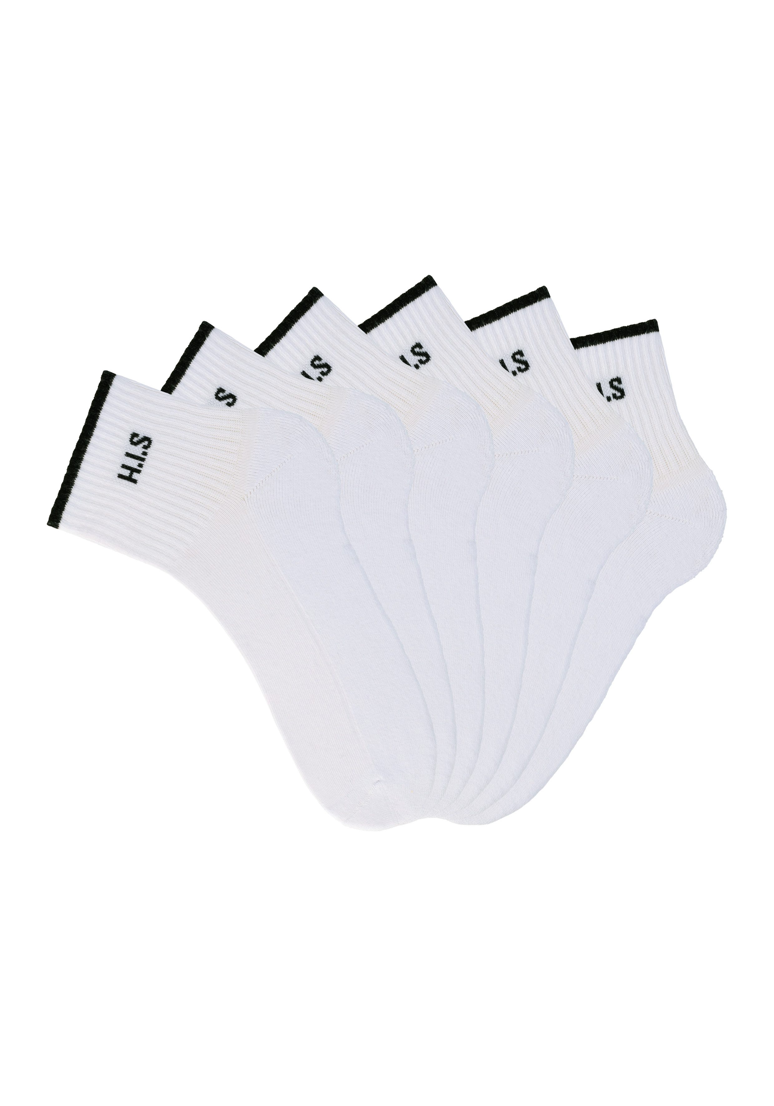 H.I.S Sportsocken (Packung, 6-Paar) Kurzsocken mit günstig online kaufen