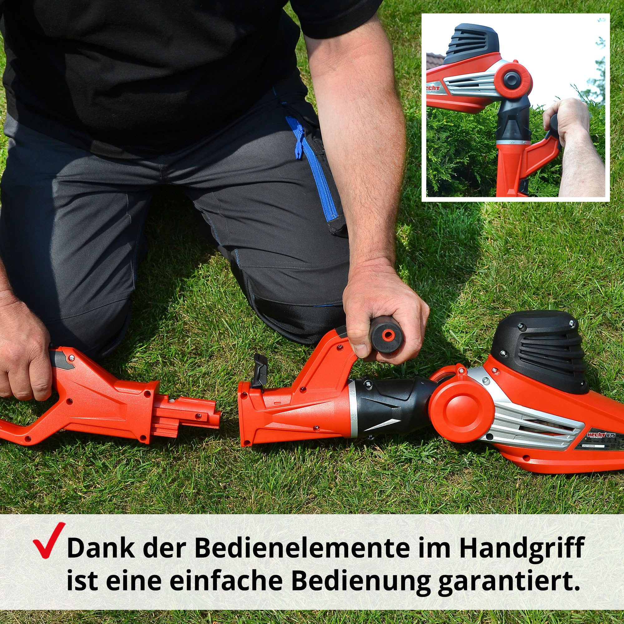 Hecht Teleskop-Heckenschere Elektro 675 mit 51cm günstig online kaufen