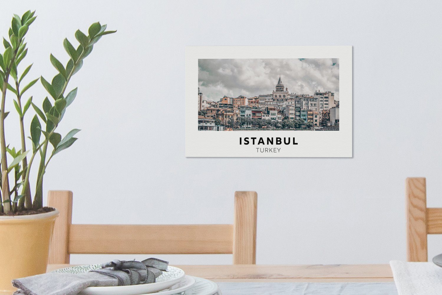 - - St), Wandbild Aufhängefertig, Architektur, Türkei Wanddeko, cm OneMillionCanvasses® 30x20 Istanbul Leinwandbild Leinwandbilder, (1