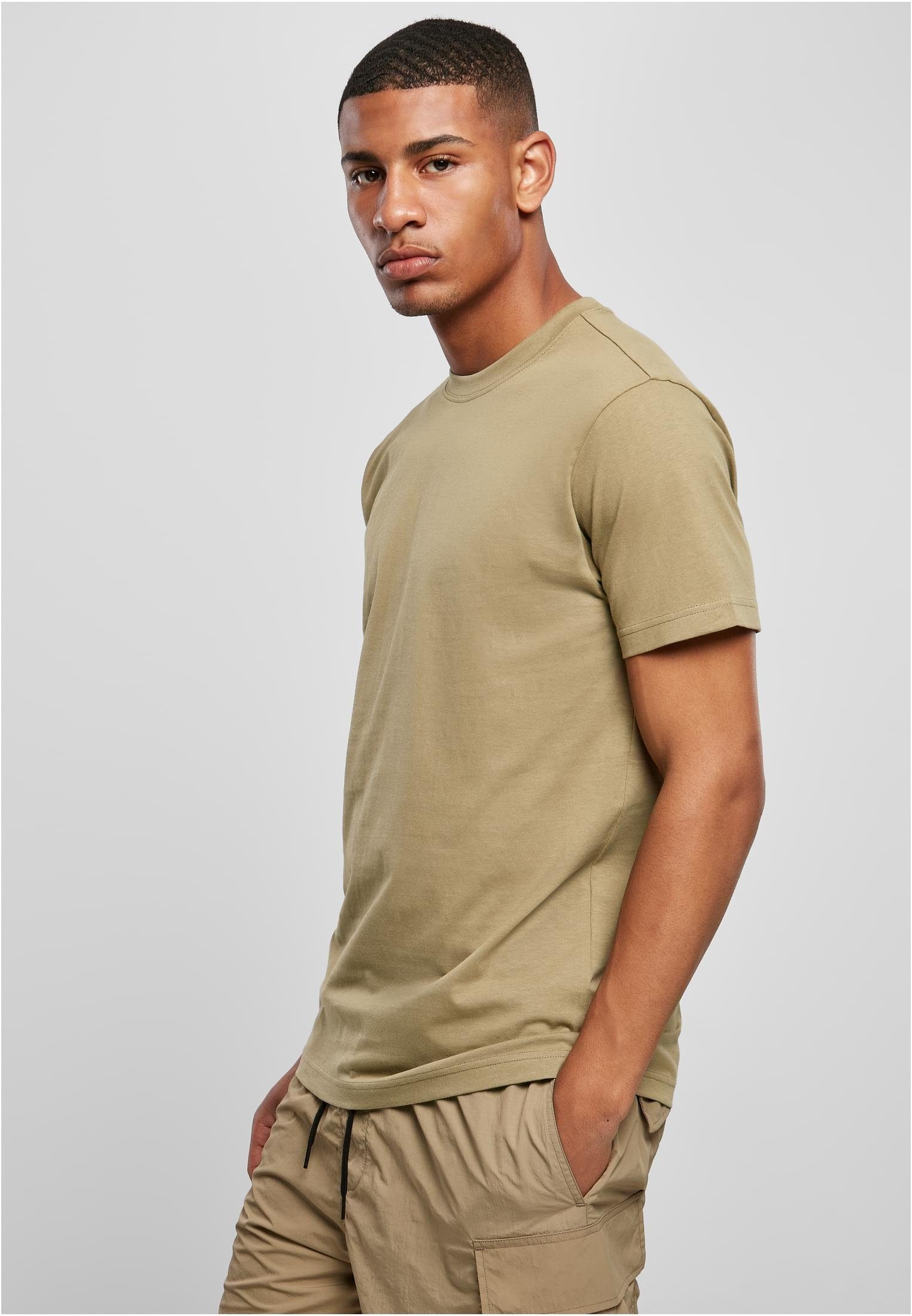 Basic khaki Herren Tee (1-tlg) CLASSICS T-Shirt URBAN