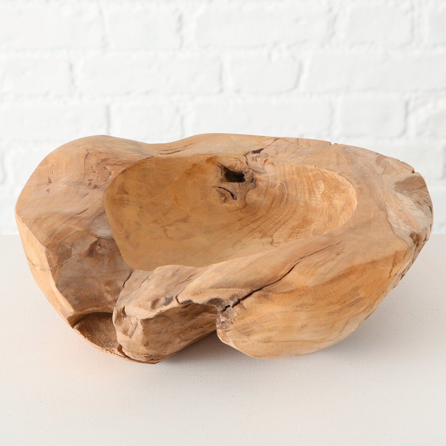 BOLTZE Dekoschale Schale Teak günstig online kaufen