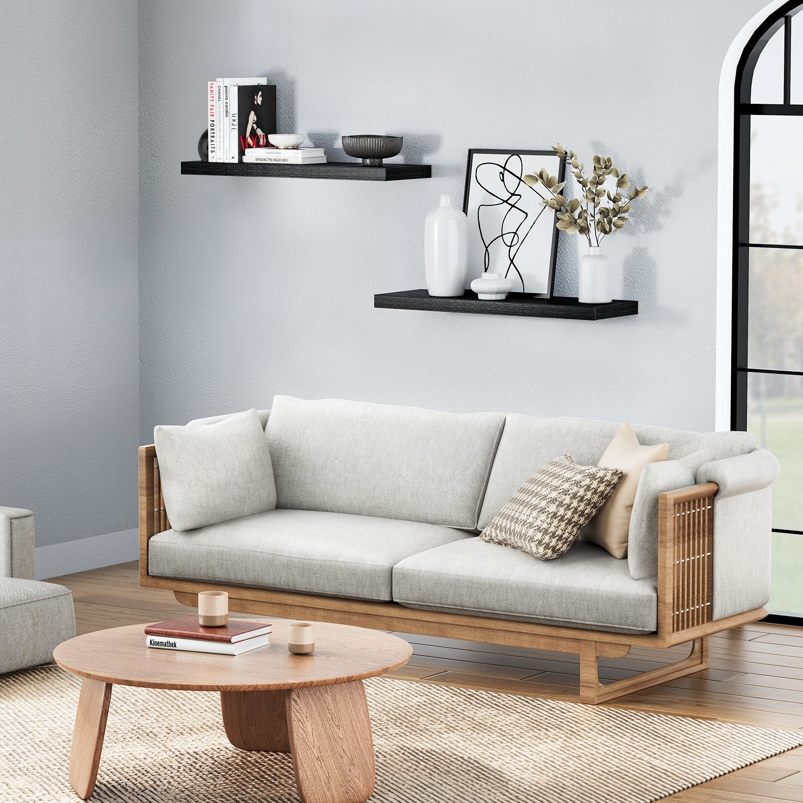 Totnz Wandregal 2er-Set 60x17cm – Schweberegal günstig online kaufen