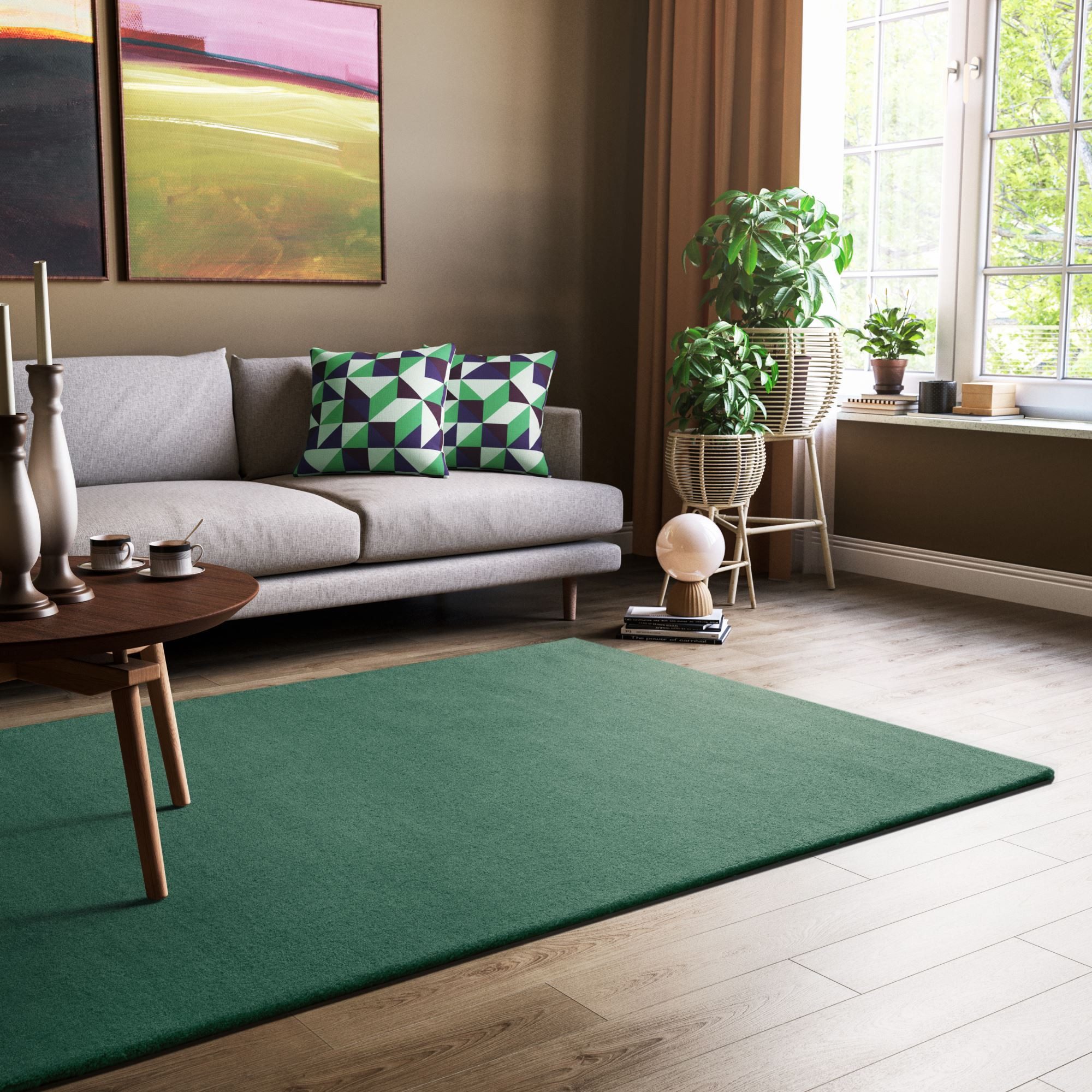 Steffensmeier Wollteppich Jaipur, Rechteckig, Gabbeh Teppich, handgeknüpft