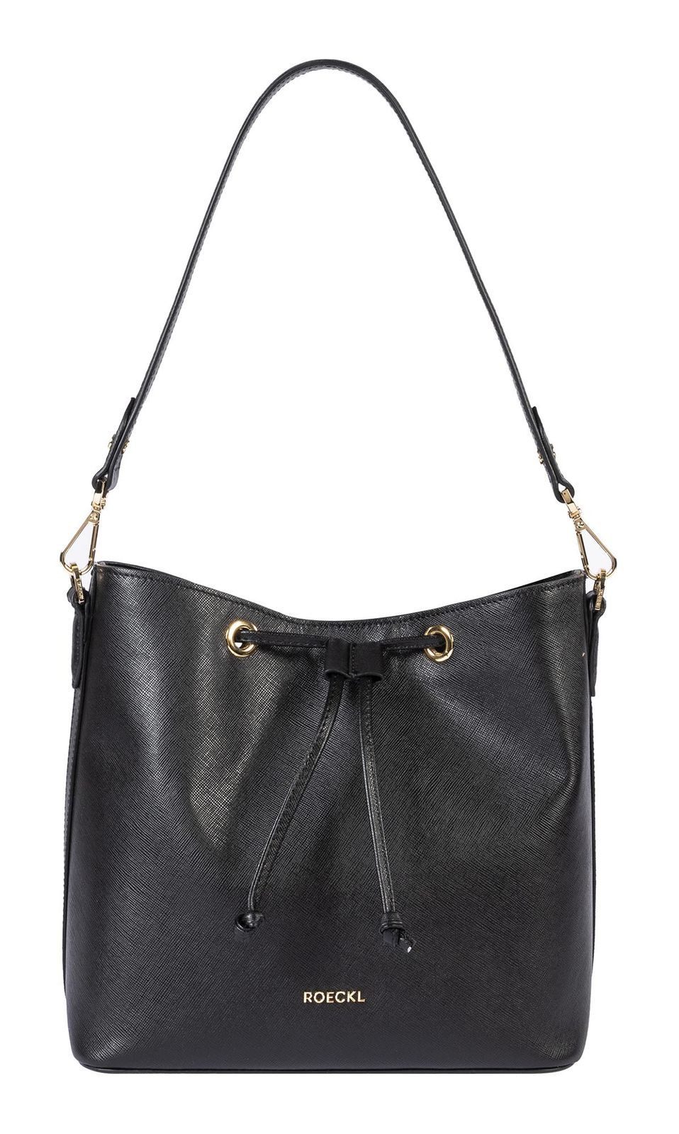 Roeckl Schultertasche Pitti Saffiano Shoulderbag, aus echtem Rindsleder